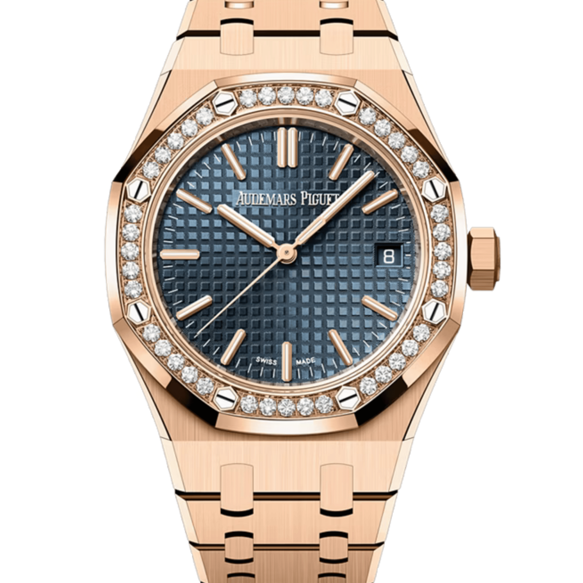 Royal Oak Selfwinding Rose Gold Diamond Blue Dial 37mm Product Image 1