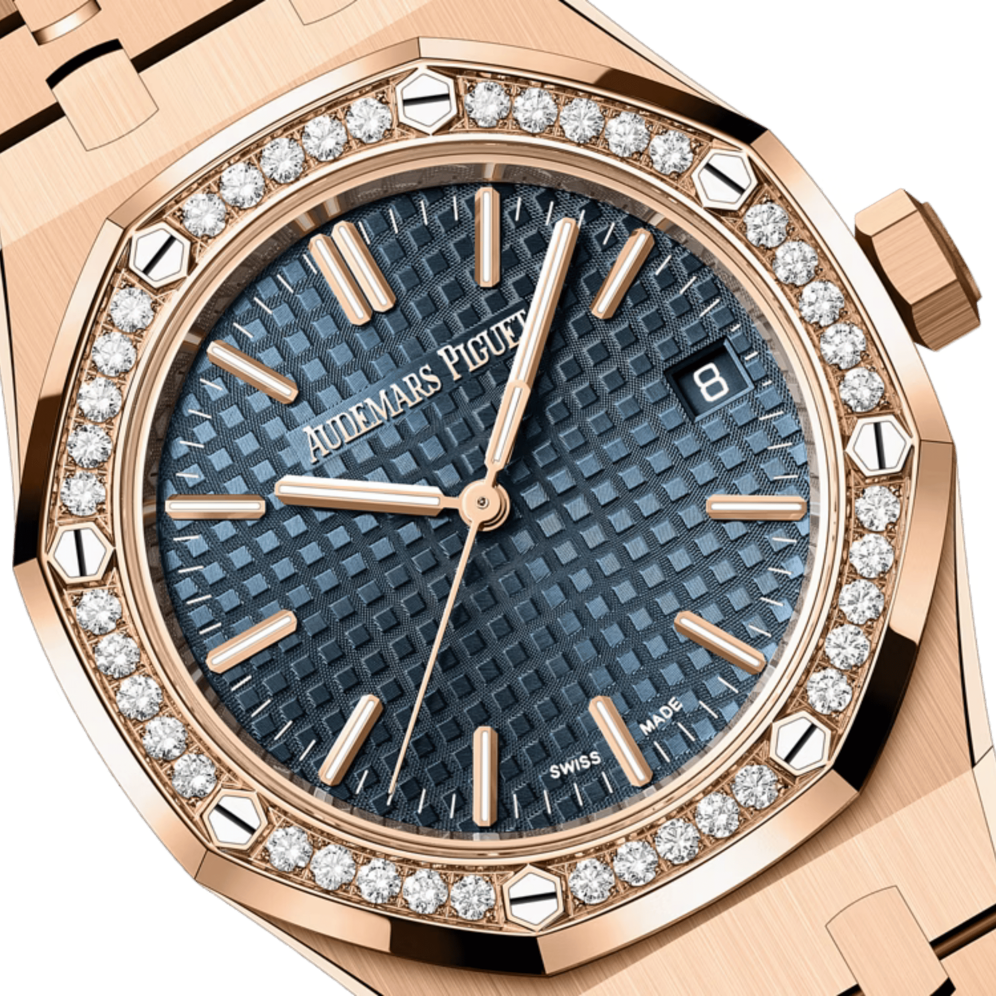 Royal Oak Selfwinding Rose Gold Diamond Blue Dial 37mm Product Image 2