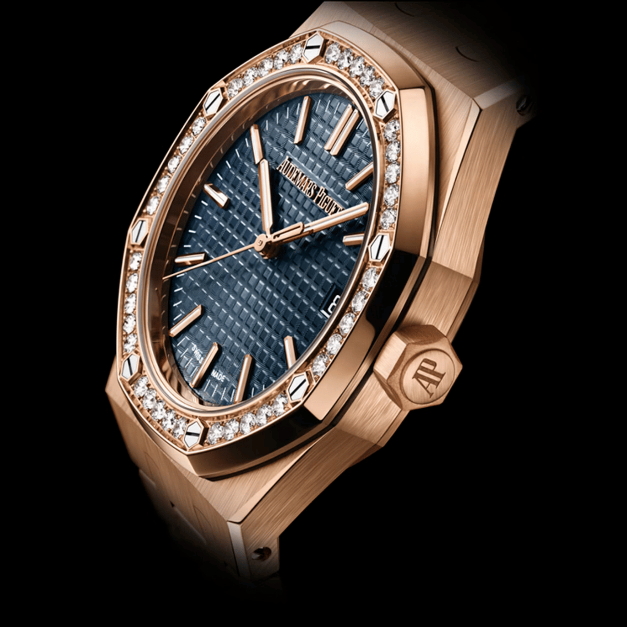 Royal Oak Selfwinding Rose Gold Diamond Blue Dial 37mm Product Image 5