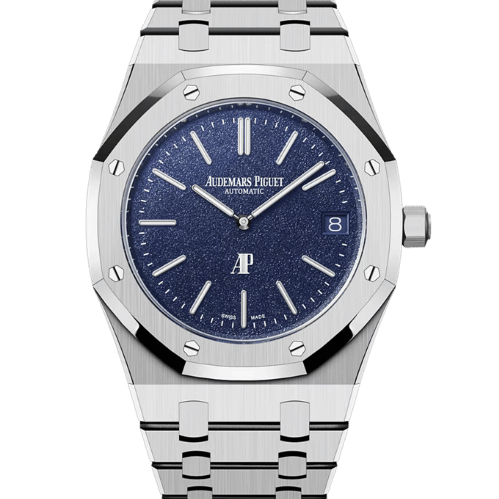 Royal Oak "Jumbo" Extra-Thin White Gold Blue Dial 39mm Product Image 1