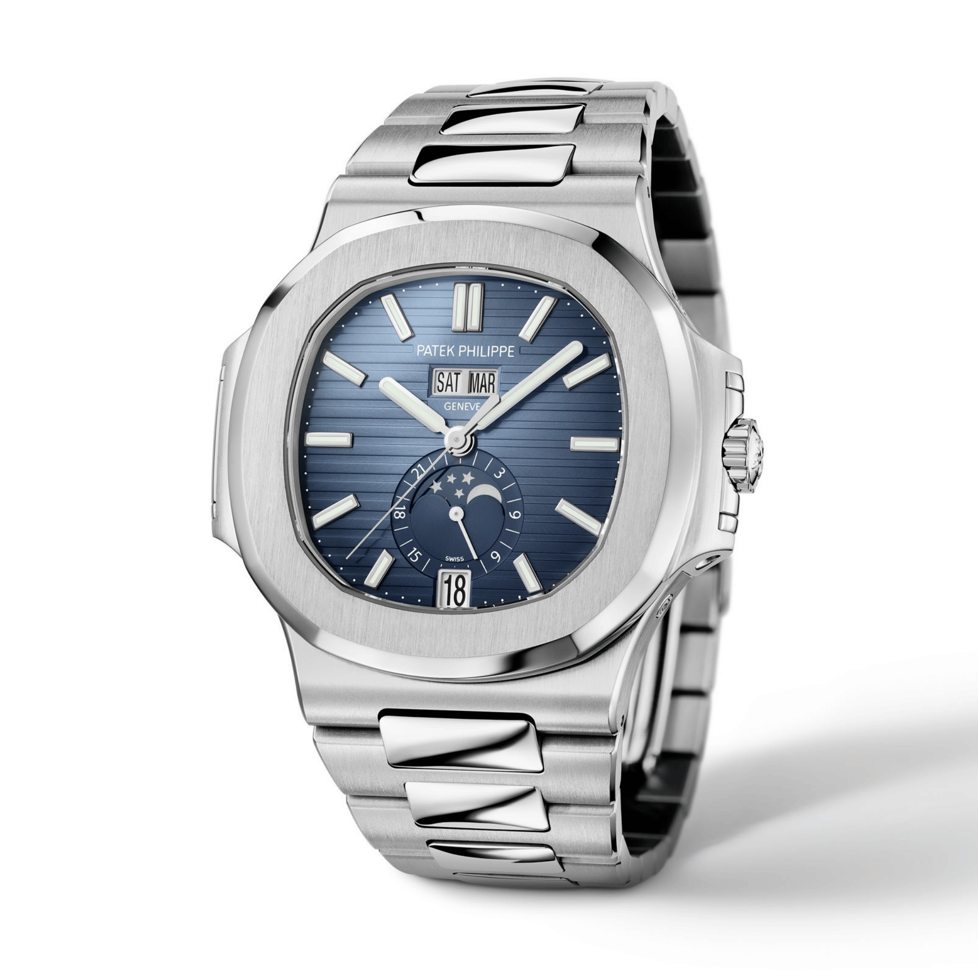 Nautilus Annual Calendar Steel Blue Dial 40mm Product Image 2