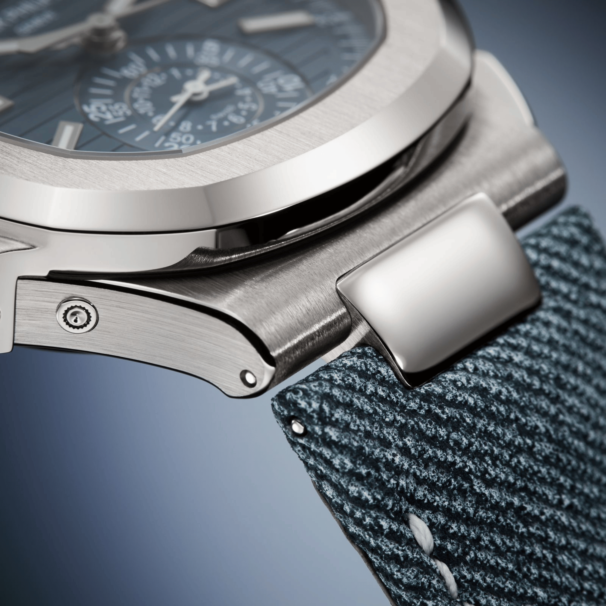 Nautilus Chronograph White Gold Blue Dial 40mm Product Image 7