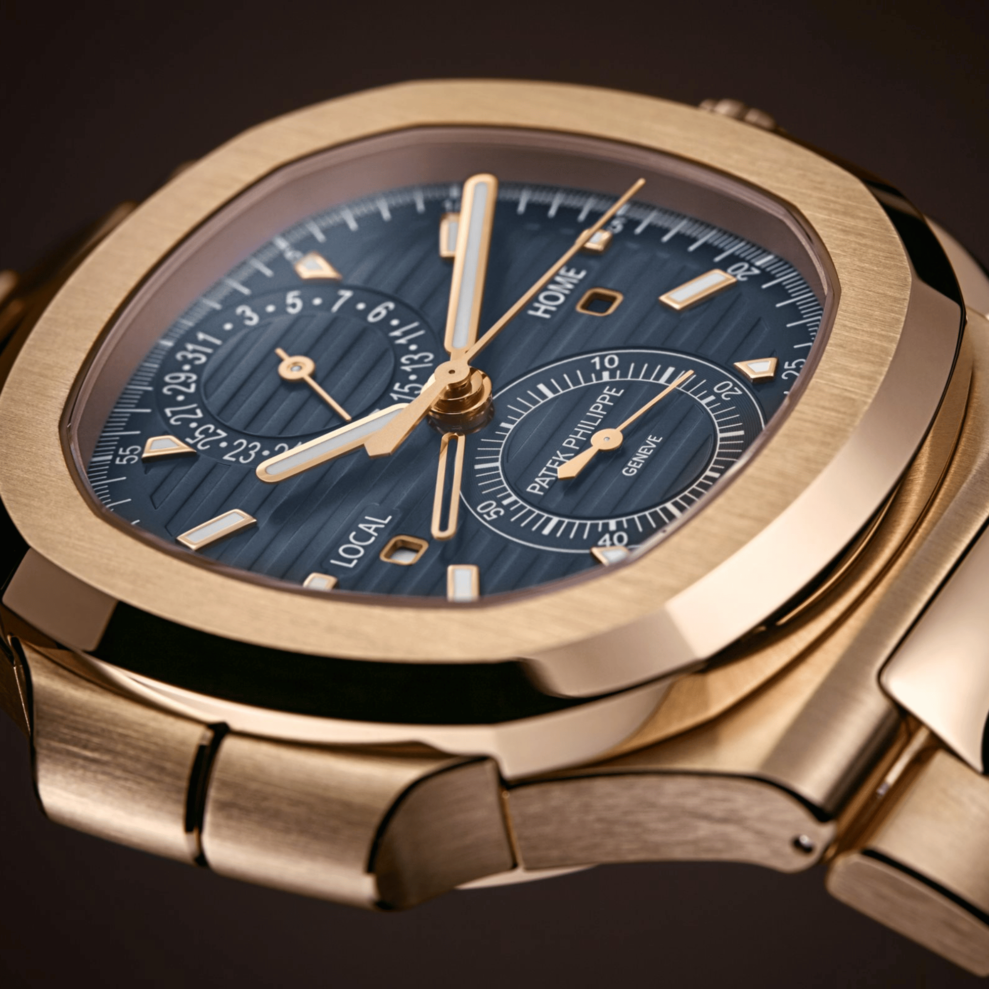 Nautilus Travel Time Rose Gold Blue Dial 40mm Product Image 6