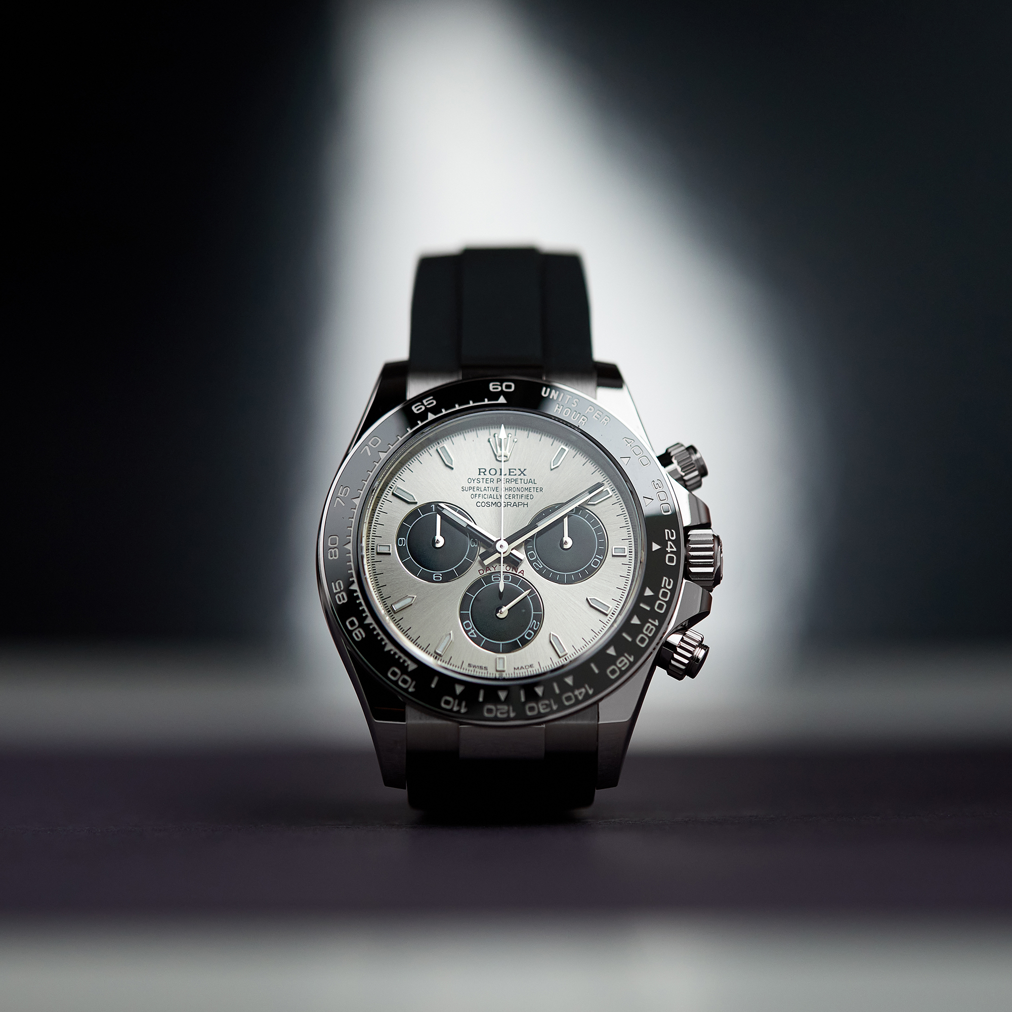 Daytona White Gold Oysterflex Silver Dial 40mm Product Image 1
