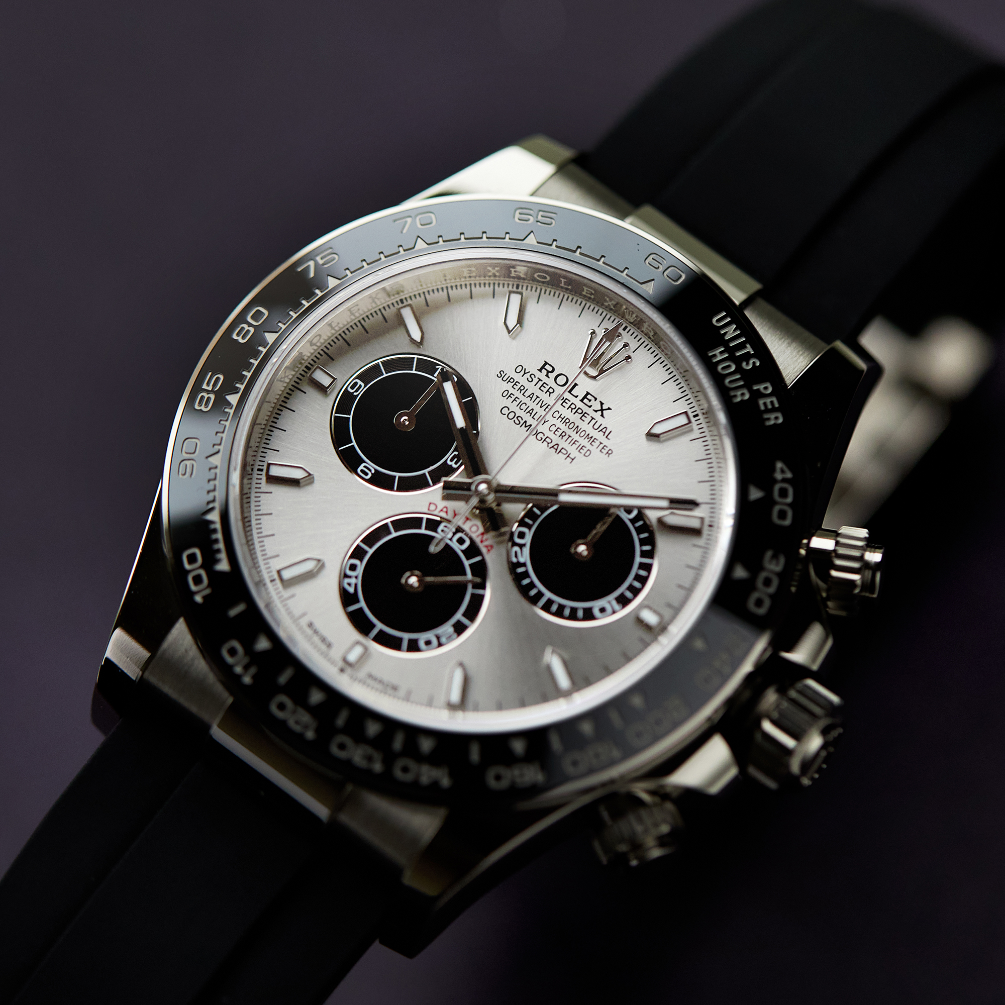 Daytona White Gold Oysterflex Silver Dial 40mm Product Image 3