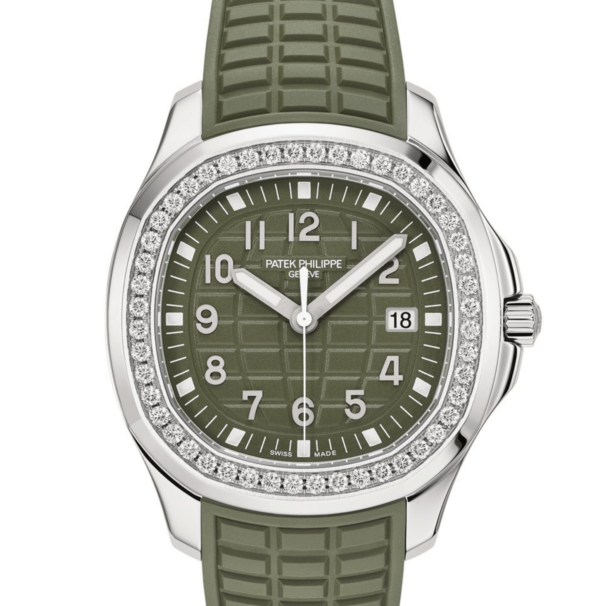 Aquanaut Luce Quartz Steel Green Dial 38mm Product Image 1