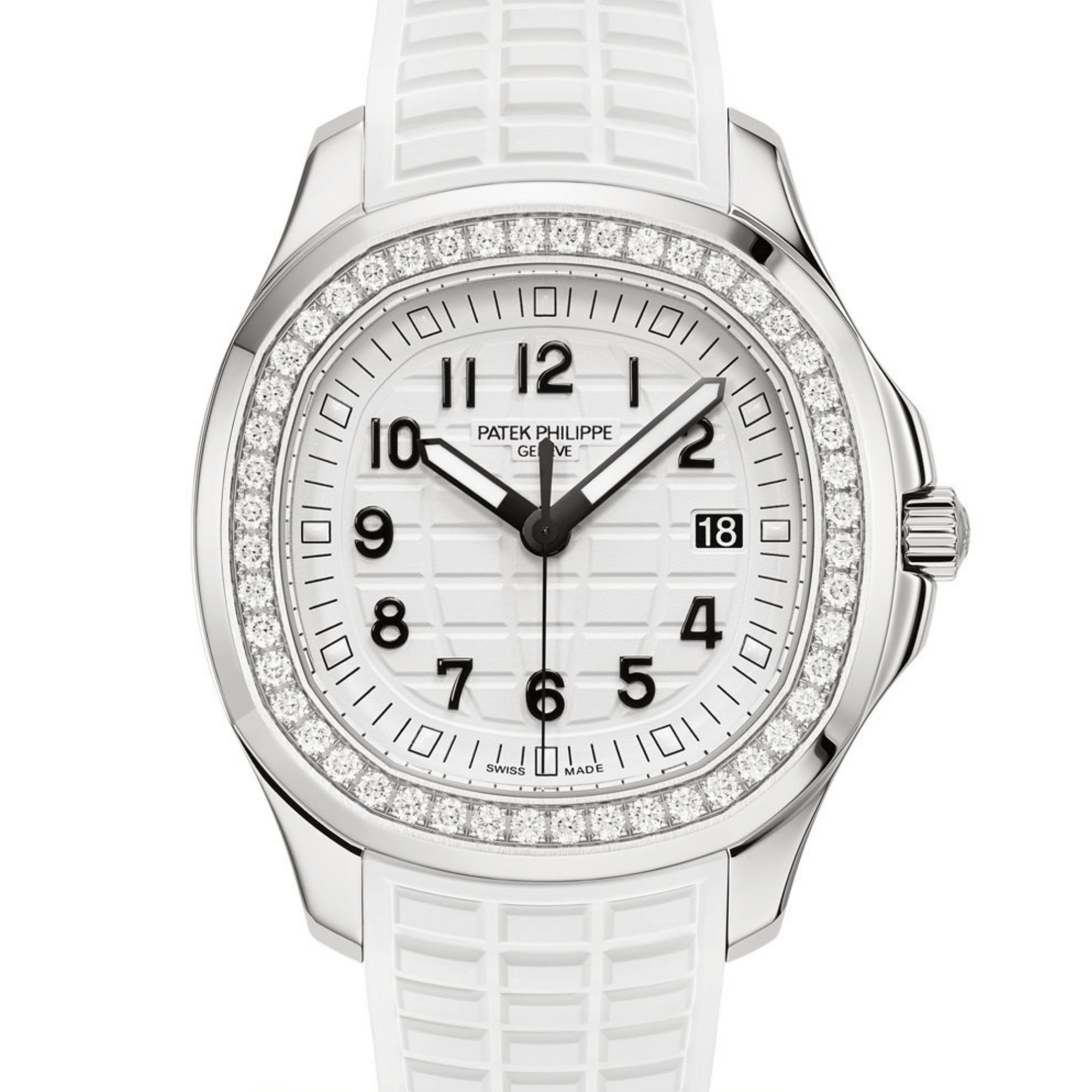 Aquanaut Luce Quartz Steel Diamond White Dial 38mm Product Image 1