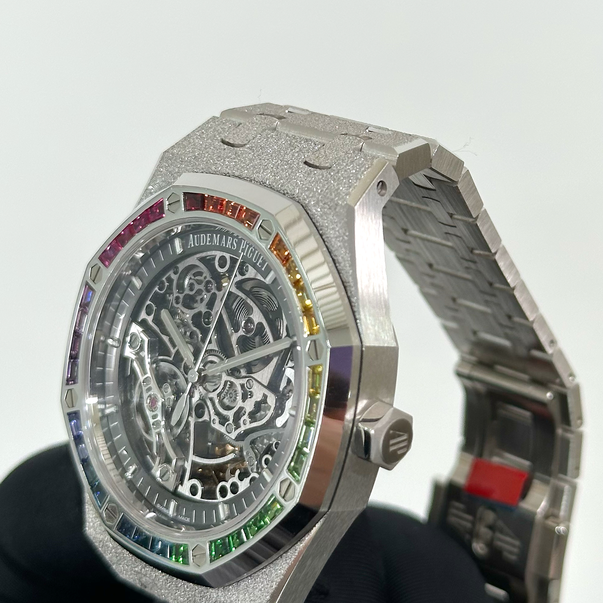 Royal Oak Double Balance Wheel Frosted White Gold Rainbow Openworked 41mm Product Image 7