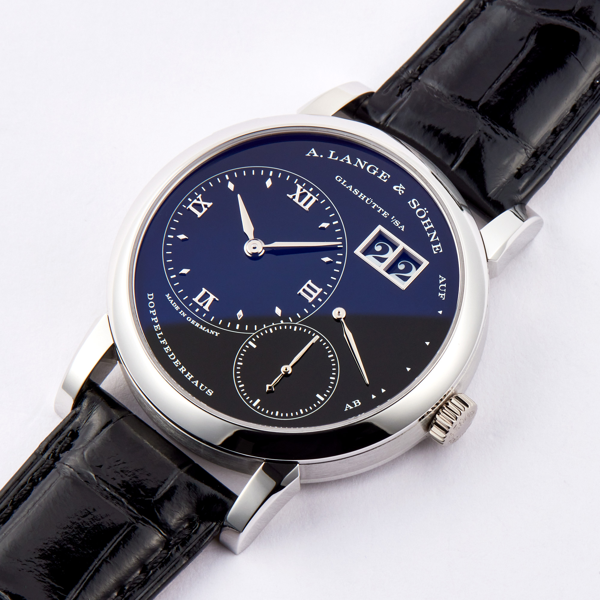 Lange 1 30th Anniversary Platinum Onyx Dial 38mm Product Image 1