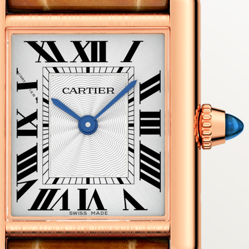 Tank Louis Cartier Rose Gold Silver Dial 22mm Product Image 1
