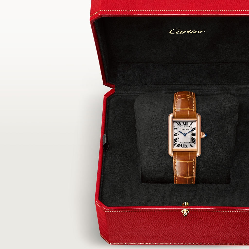 Tank Louis Cartier Rose Gold Silver Dial 22mm Product Image 8