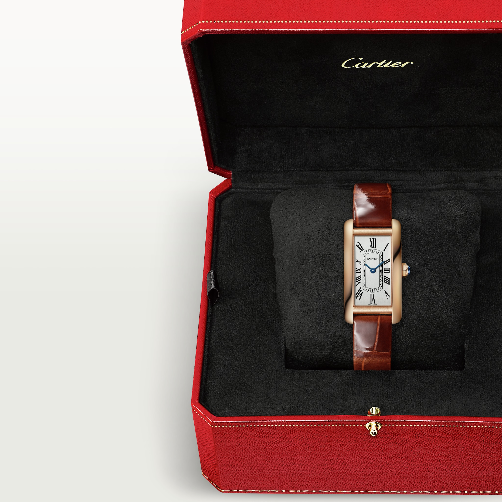 Tank Americaine Rose Gold Silver Dial 19mm Product Image 3