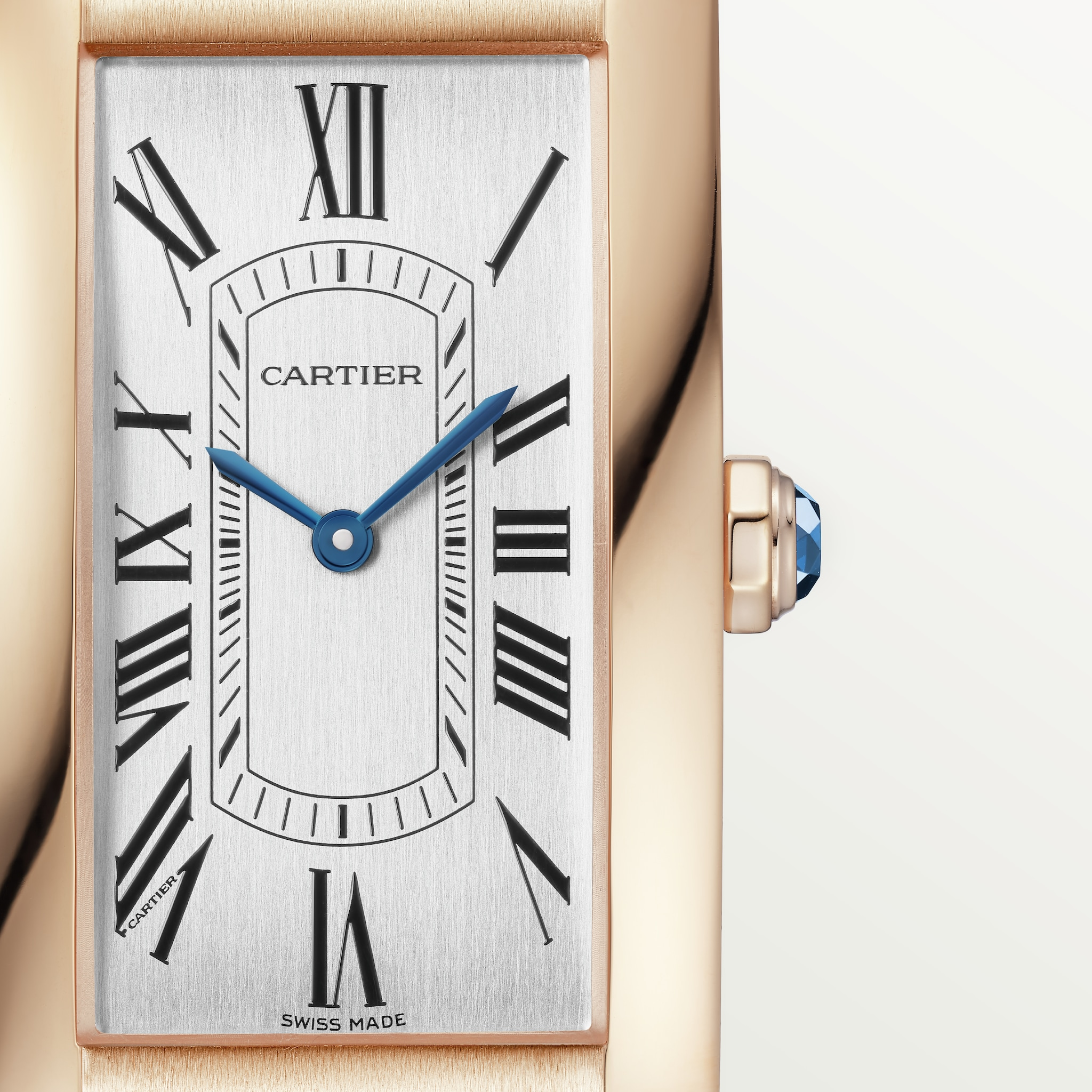 Tank Americaine Rose Gold Silver Dial 24mm Product Image 2