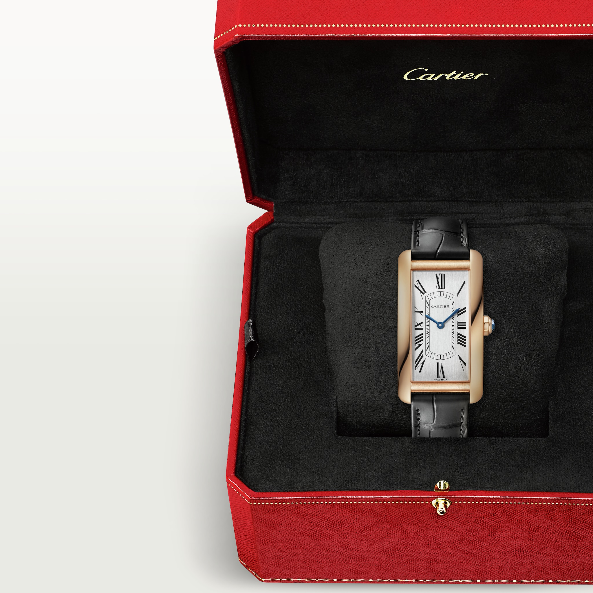 Tank Americaine Rose Gold Silver Dial 24mm Product Image 3