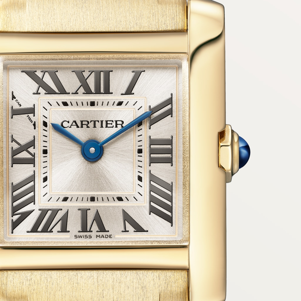 Tank Française Yellow Gold Golden Sunray Dial 21mm Product Image 1