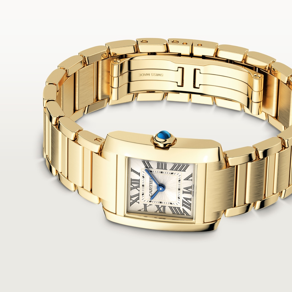 Tank Française Yellow Gold Golden Sunray Dial 21mm Product Image 3