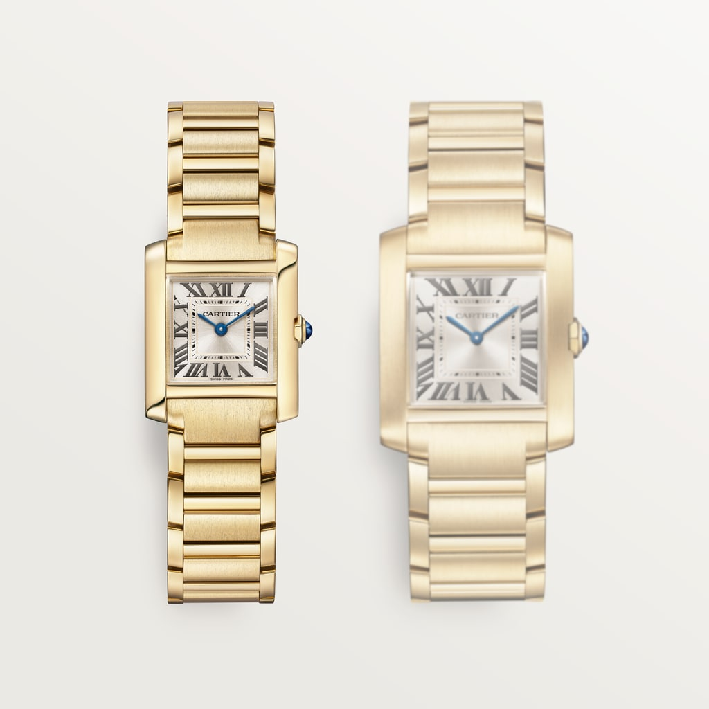 Tank Française Yellow Gold Golden Sunray Dial 21mm Product Image 6