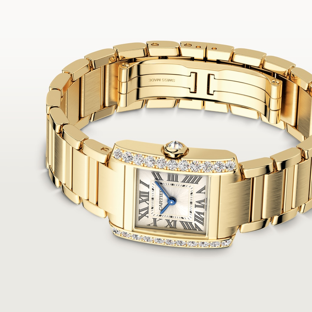 Tank Française Yellow Gold Golden Sunray Dial 21mm Product Image 3