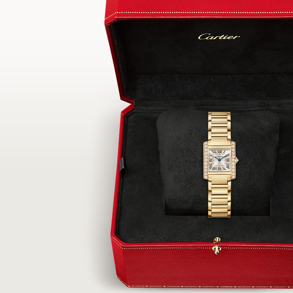 Tank Française Yellow Gold Golden Sunray Dial 21mm Product Image 7