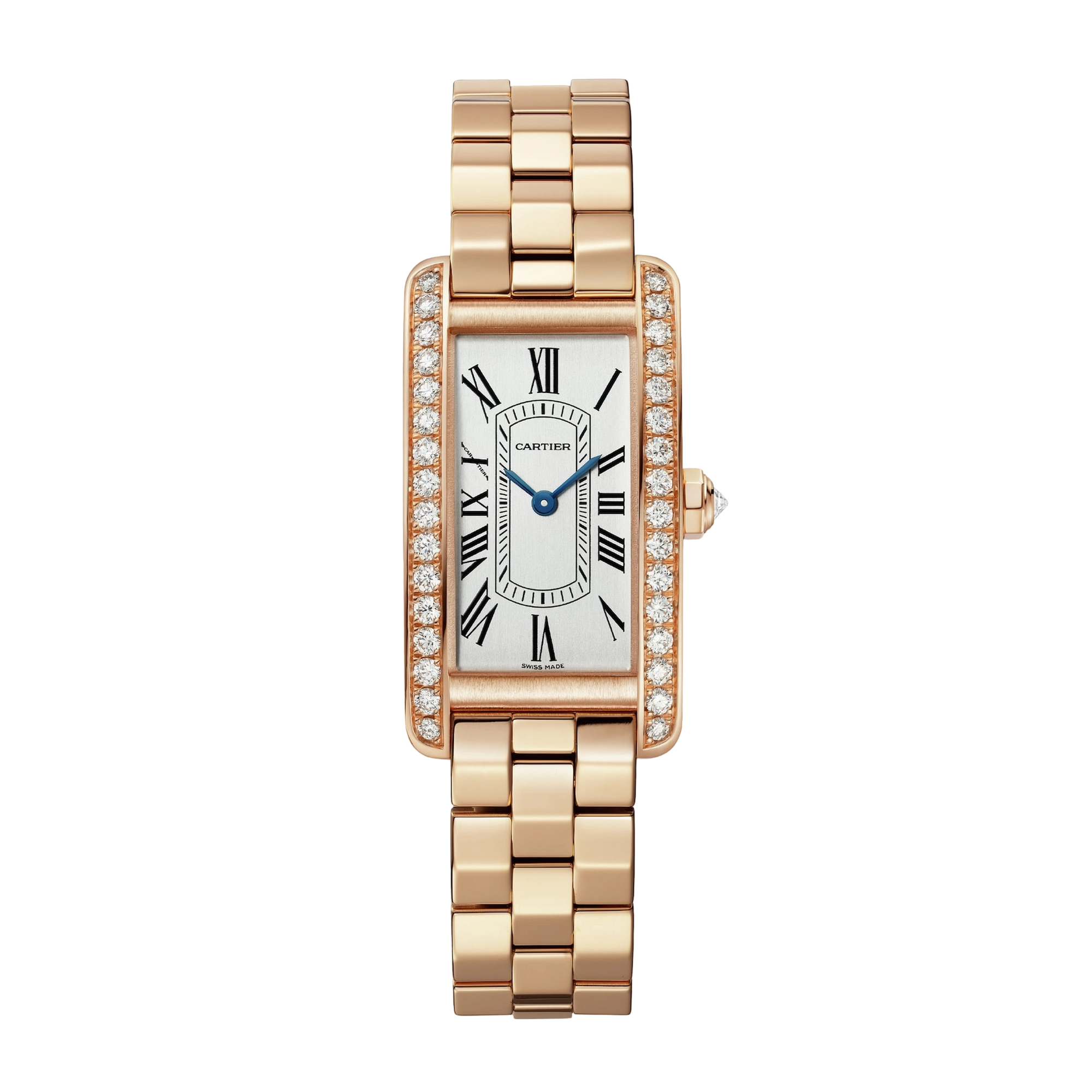 Tank Americaine Rose Gold Diamond Silver Dial 19mm Product Image