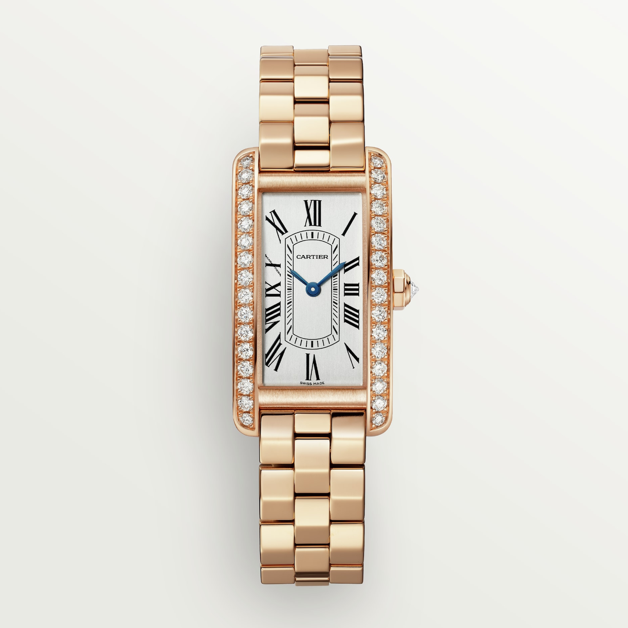 Tank Americaine Rose Gold Diamond Silver Dial 19mm Product Image 1