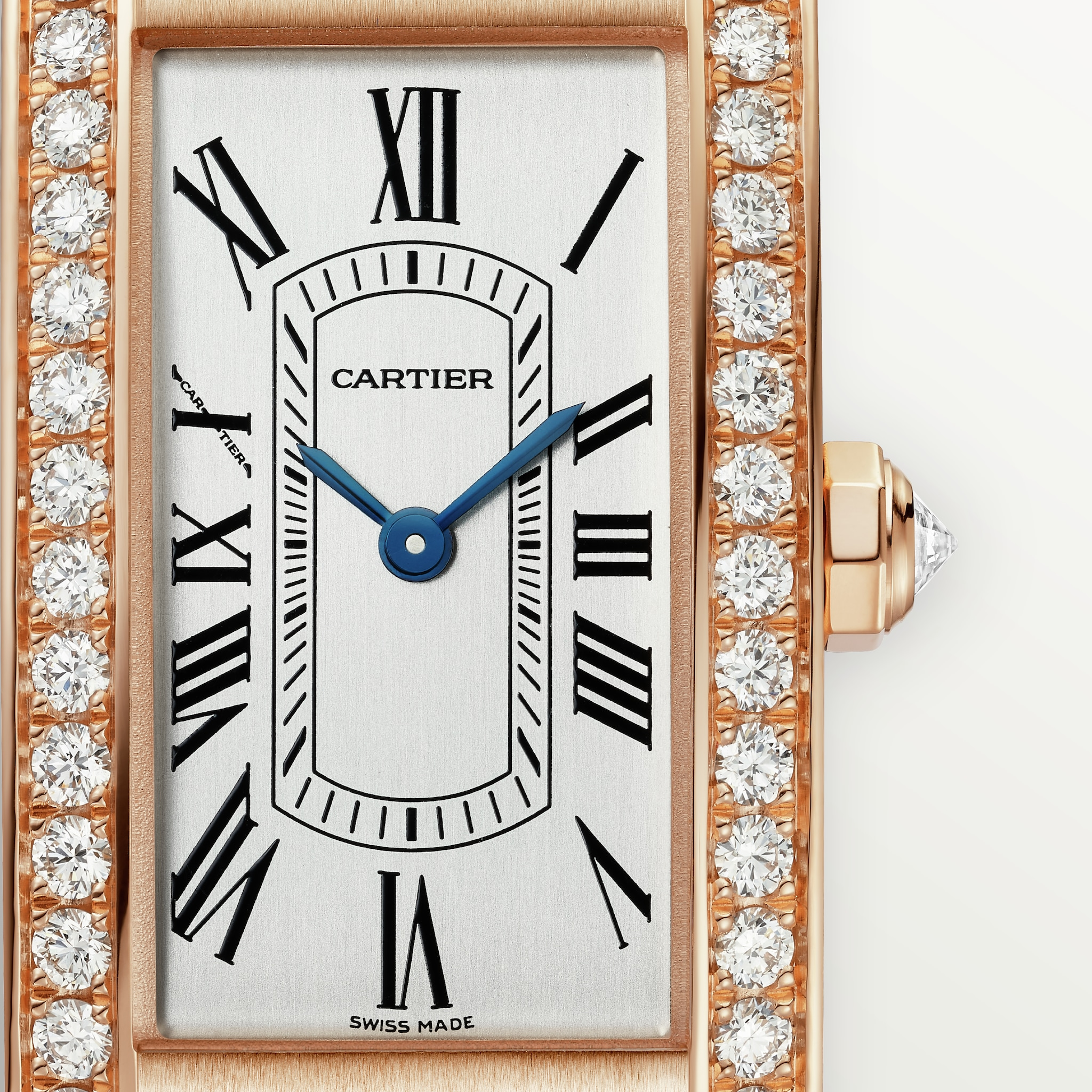 Tank Americaine Rose Gold Diamond Silver Dial 19mm Product Image 2
