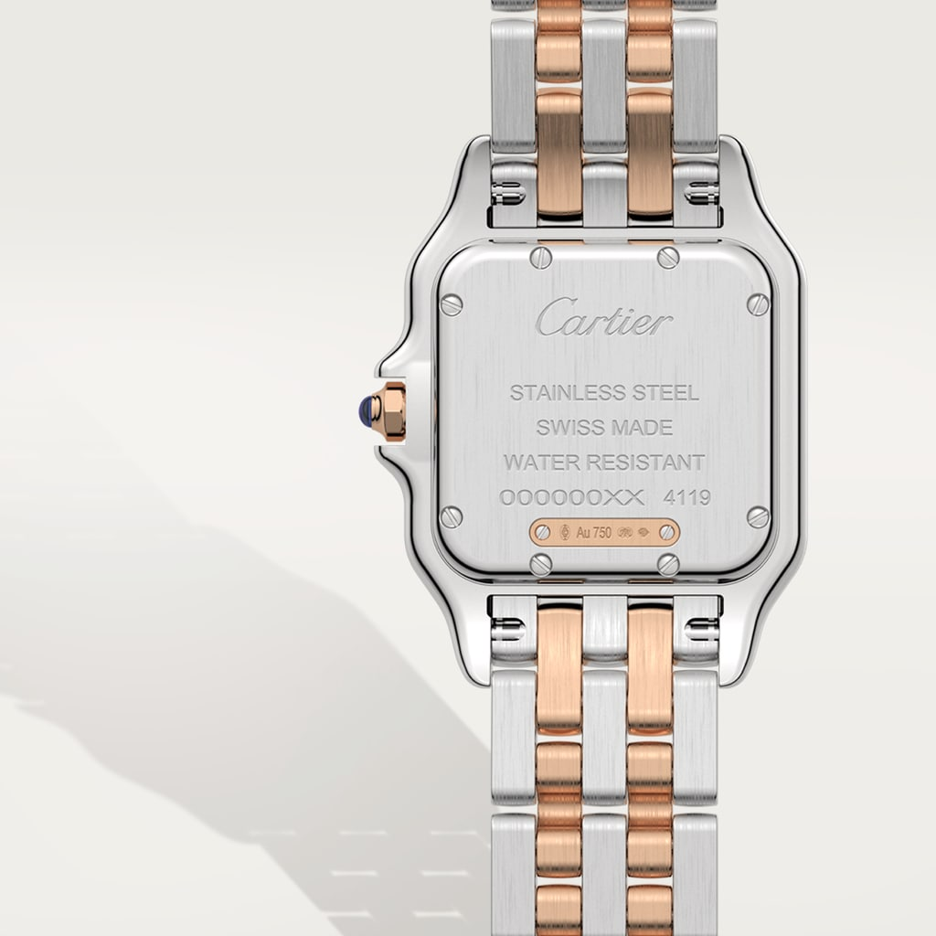 Panthère de Cartier Rose Gold & Steel Diamond Silver Dial 29mm Product Image 4