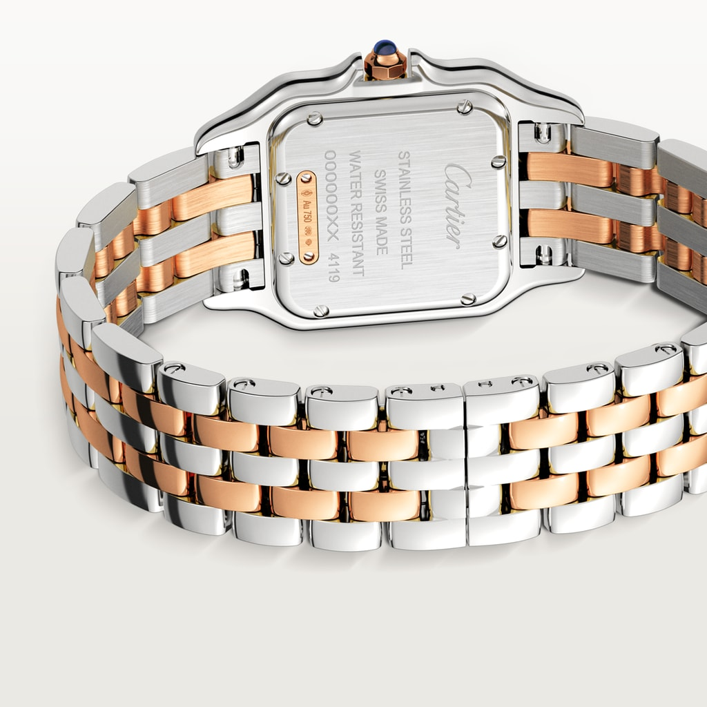 Panthère de Cartier Rose Gold & Steel Diamond Silver Dial 29mm Product Image 3