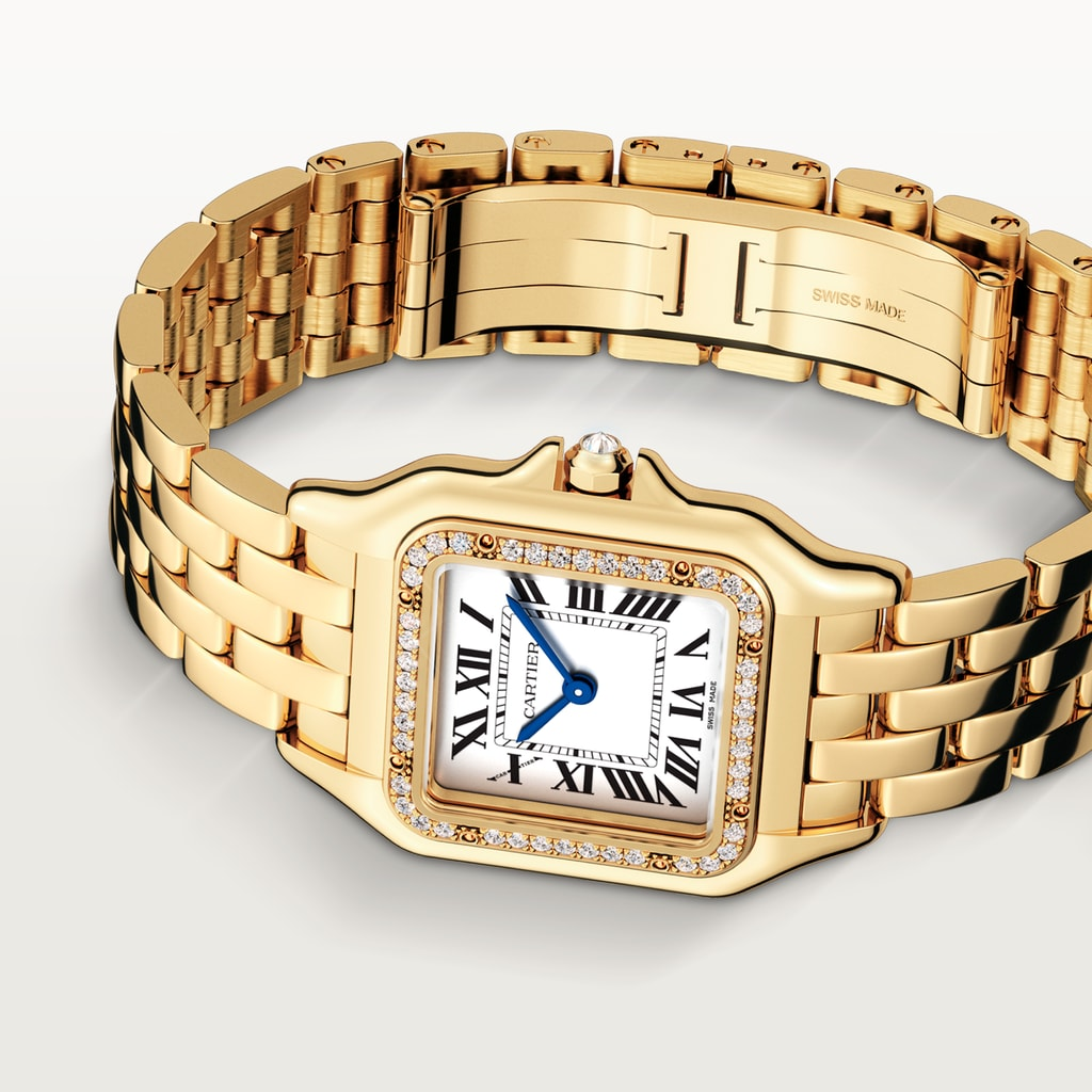 Panthère de Cartier Yellow Gold Diamond White Dial 27mm Product Image 2