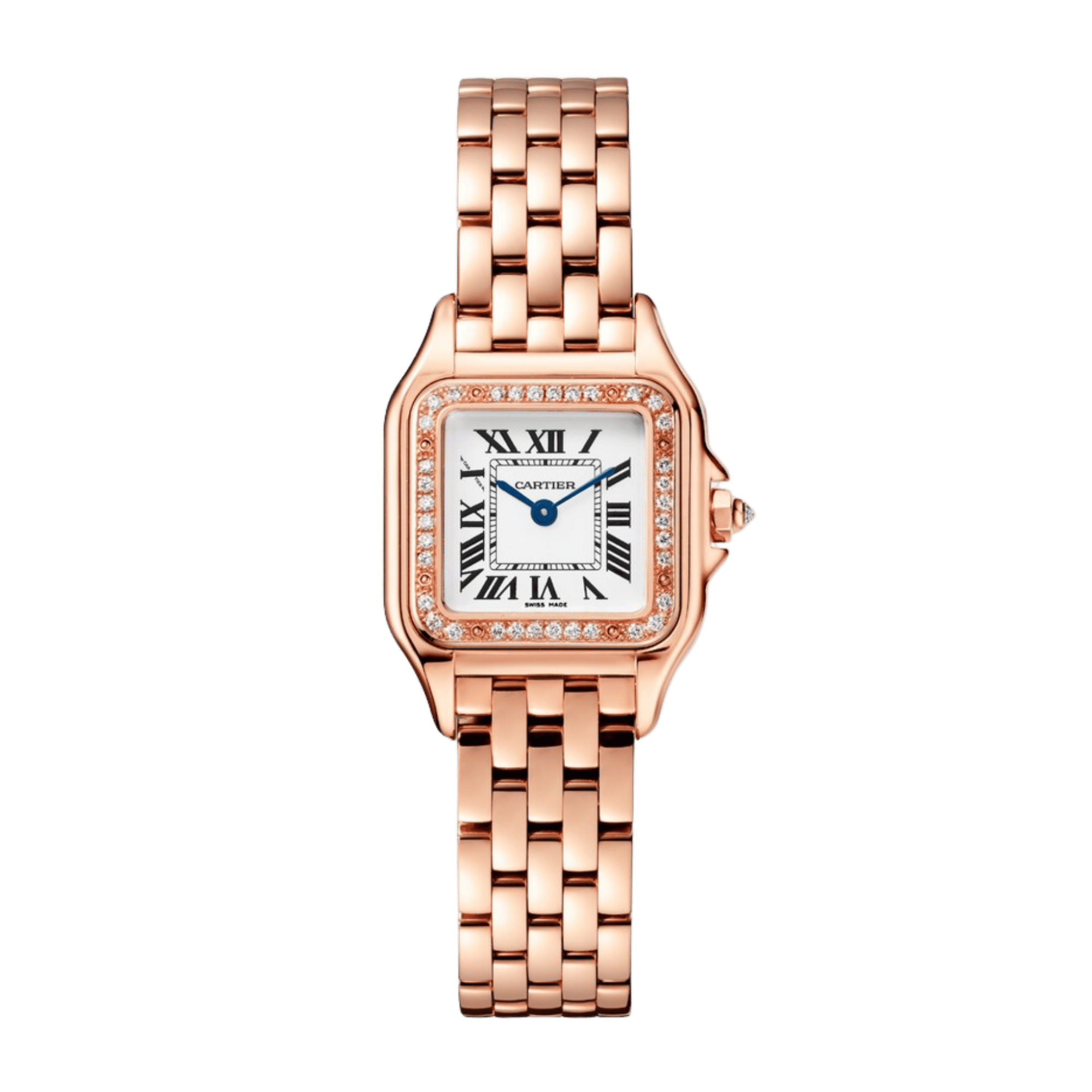 Panthère de Cartier Rose Gold Diamond White Dial 22mm Product Image