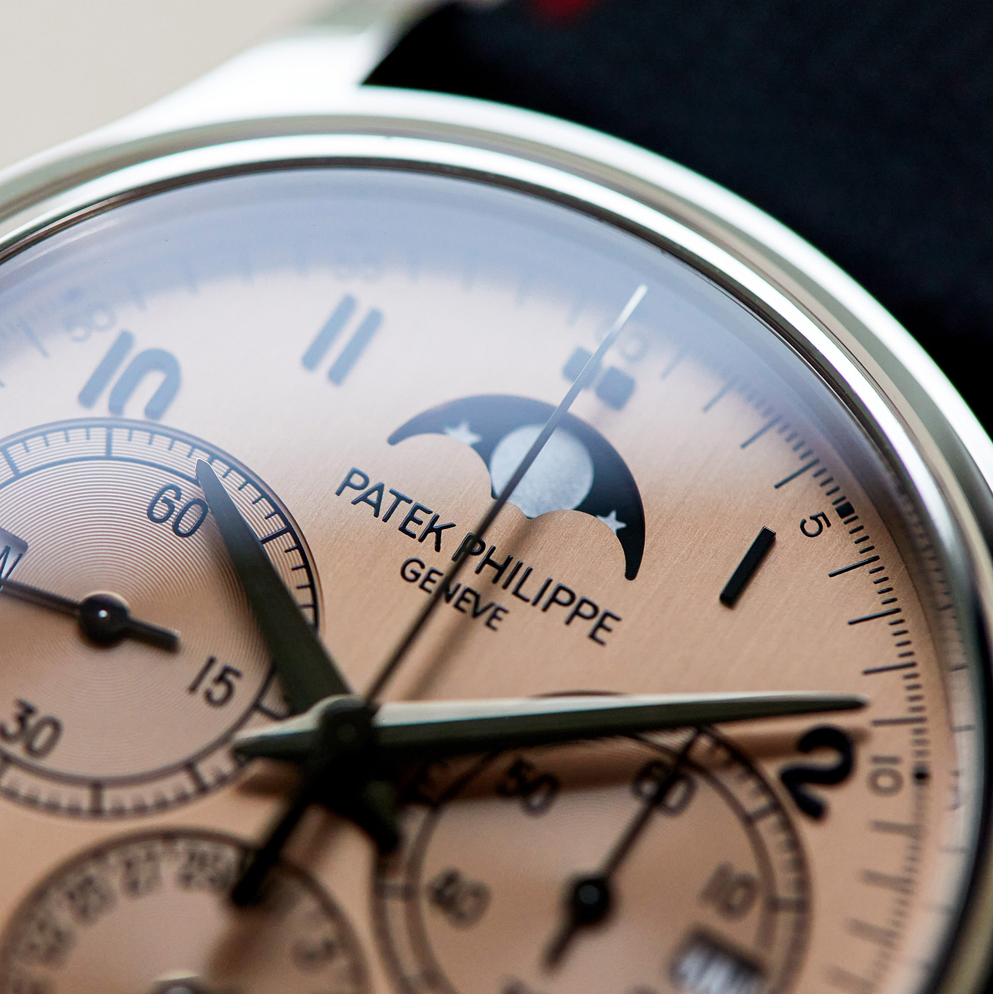 Perpetual Calendar Split-Second Monopusher Chronograph Platinum Salmon Dial 38mm Product Image