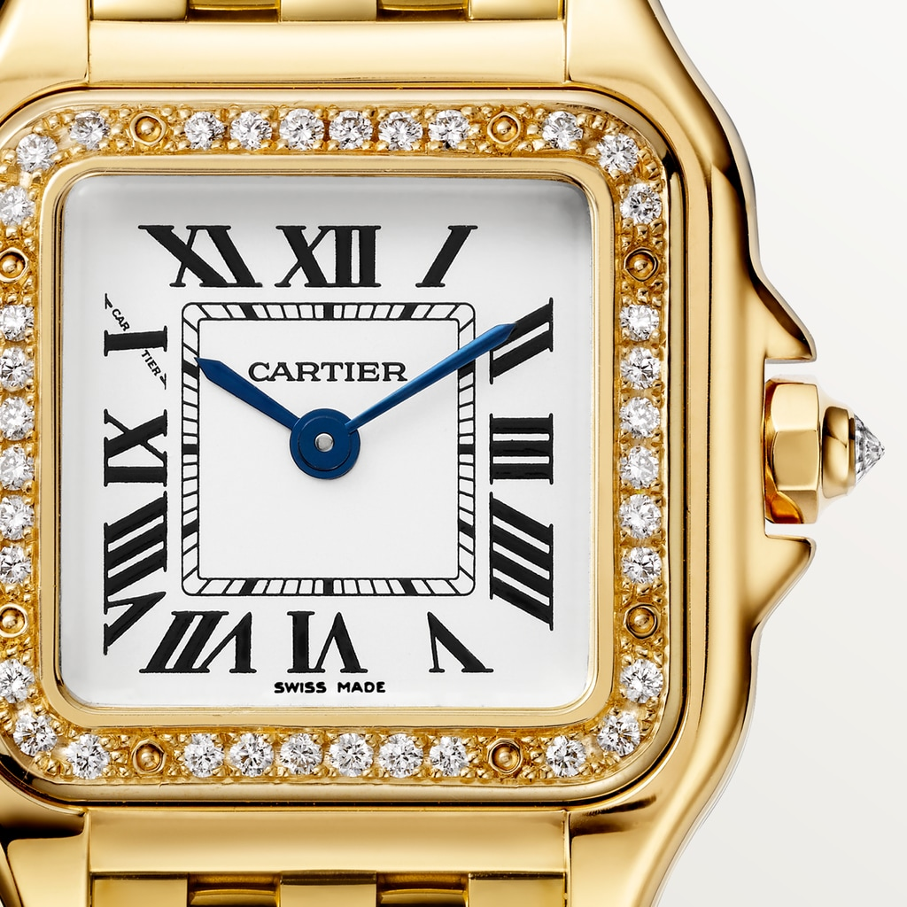 Panthère de Cartier Yellow Gold Diamond Silver Dial 22mm Product Image 1