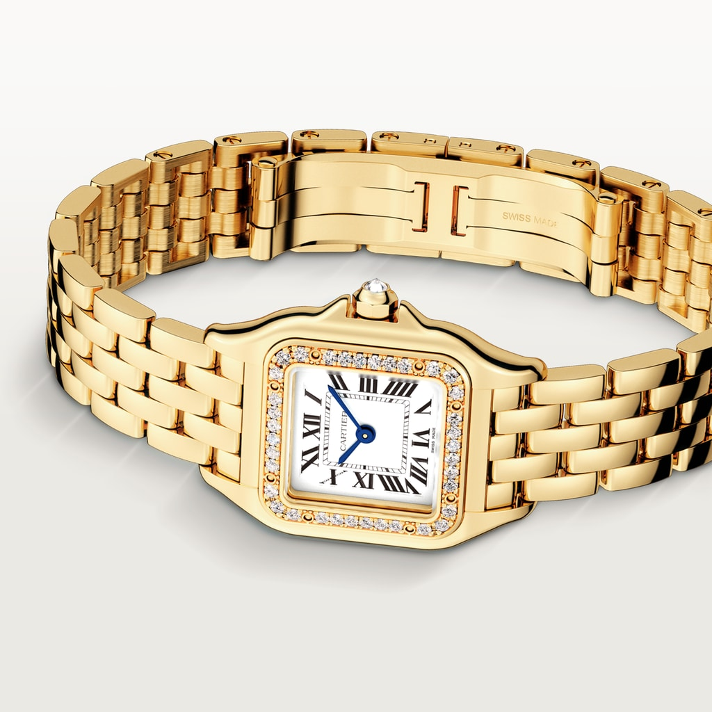 Panthère de Cartier Yellow Gold Diamond Silver Dial 22mm Product Image 2