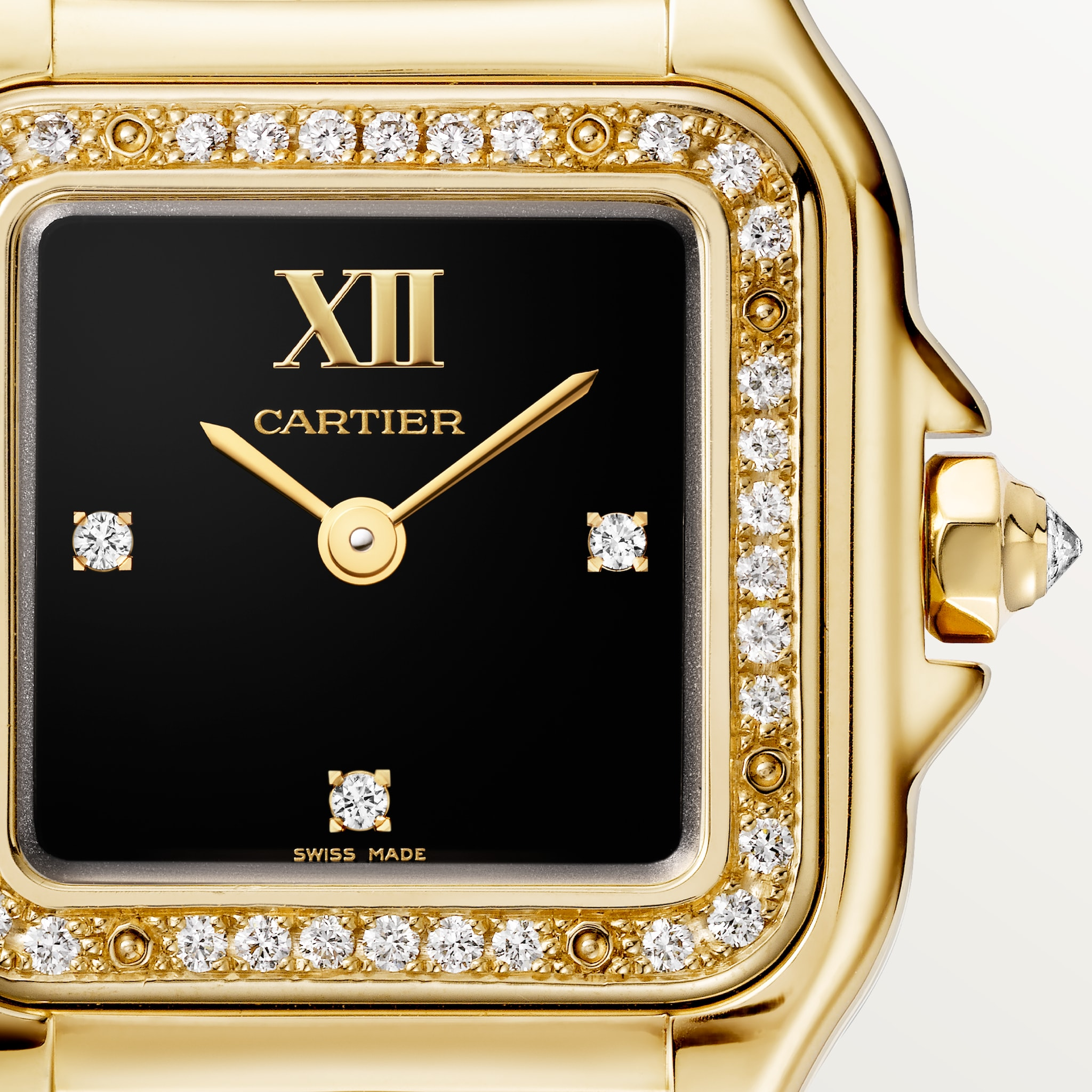 Panthère de Cartier Yellow Gold Diamond Black Dial 22mm Product Image 1