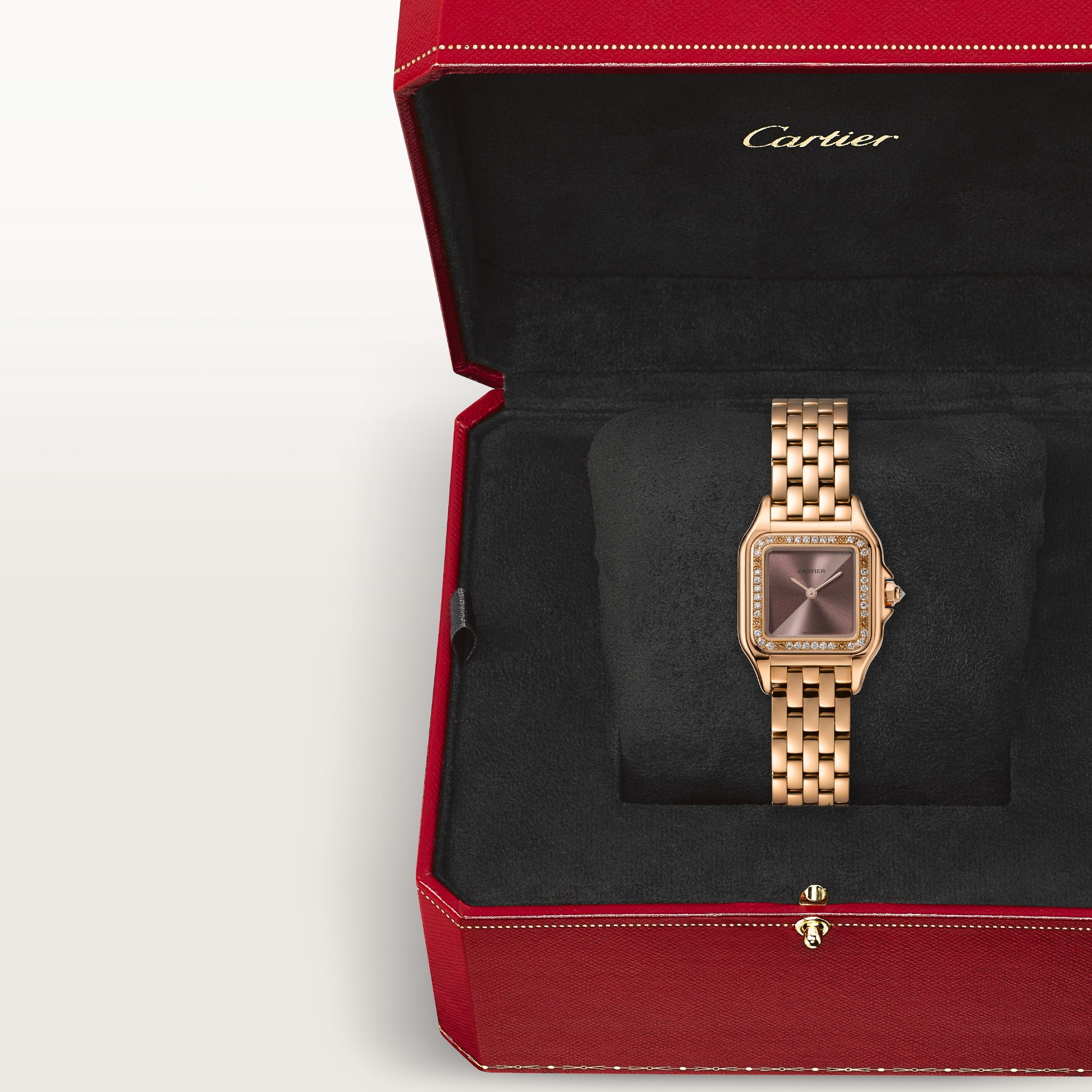 Panthère de Cartier Rose Gold Diamond Brown Dial 22mm Product Image 6