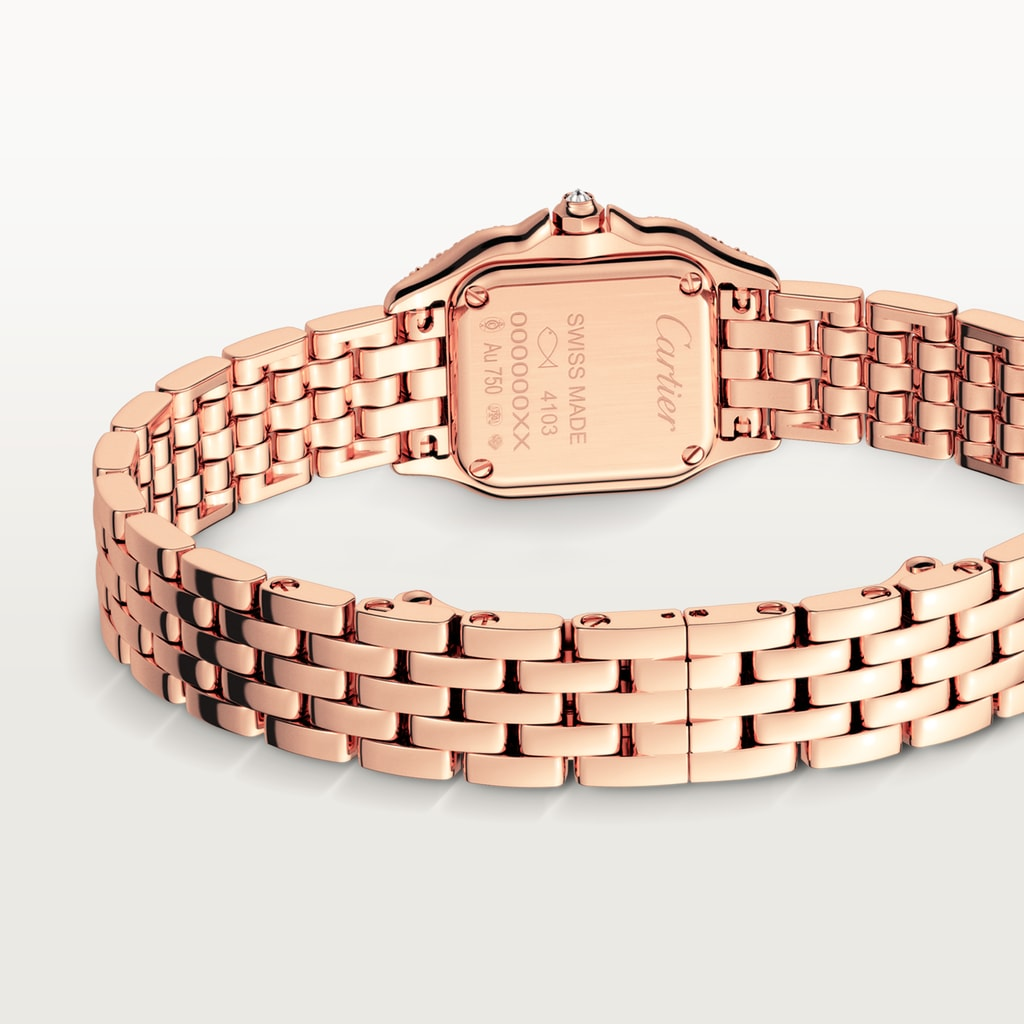 Panthère de Cartier Rose Gold Diamond Silver Dial 20mm Product Image 3