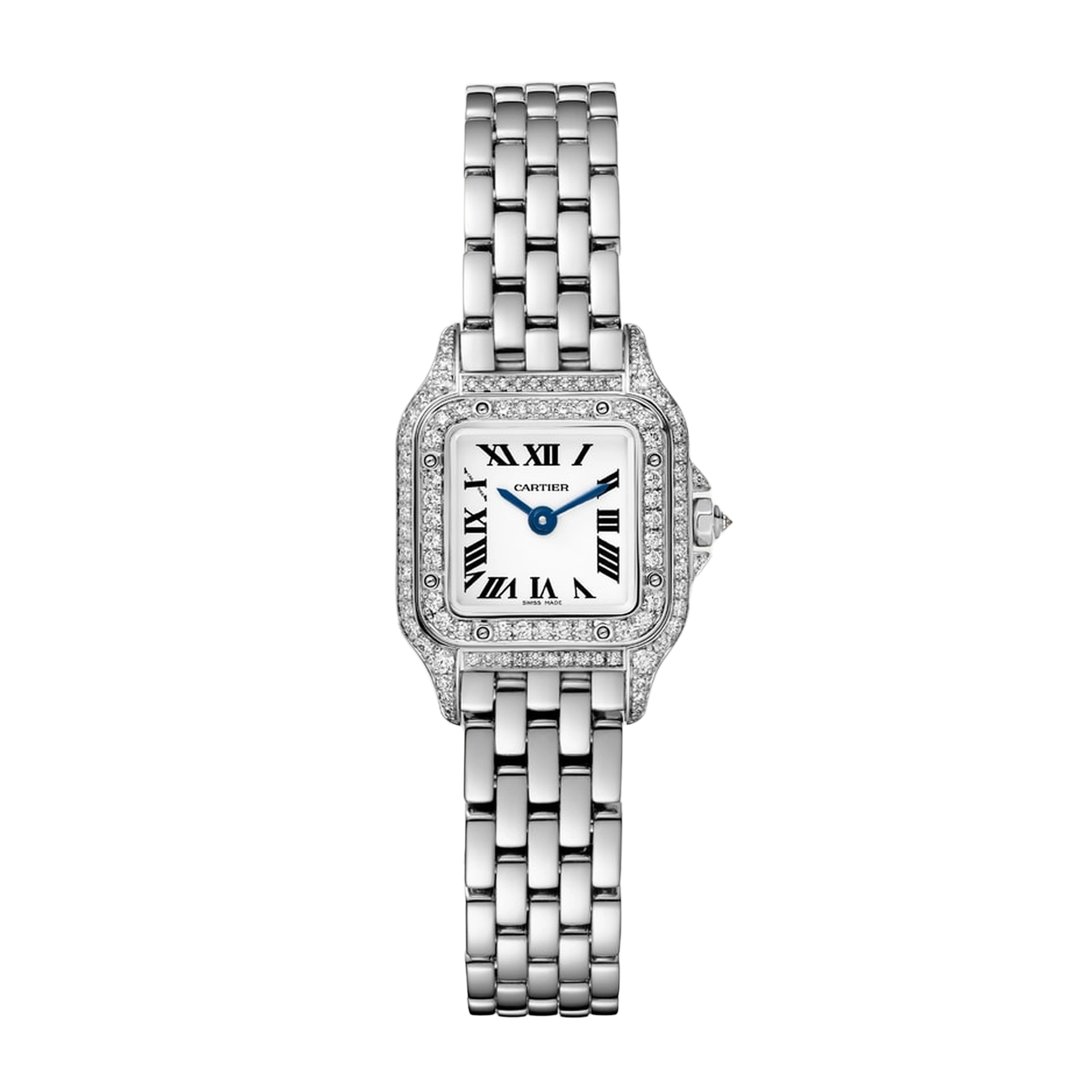 Panthère de Cartier White Gold Diamond Silver Dial 20mm Product Image