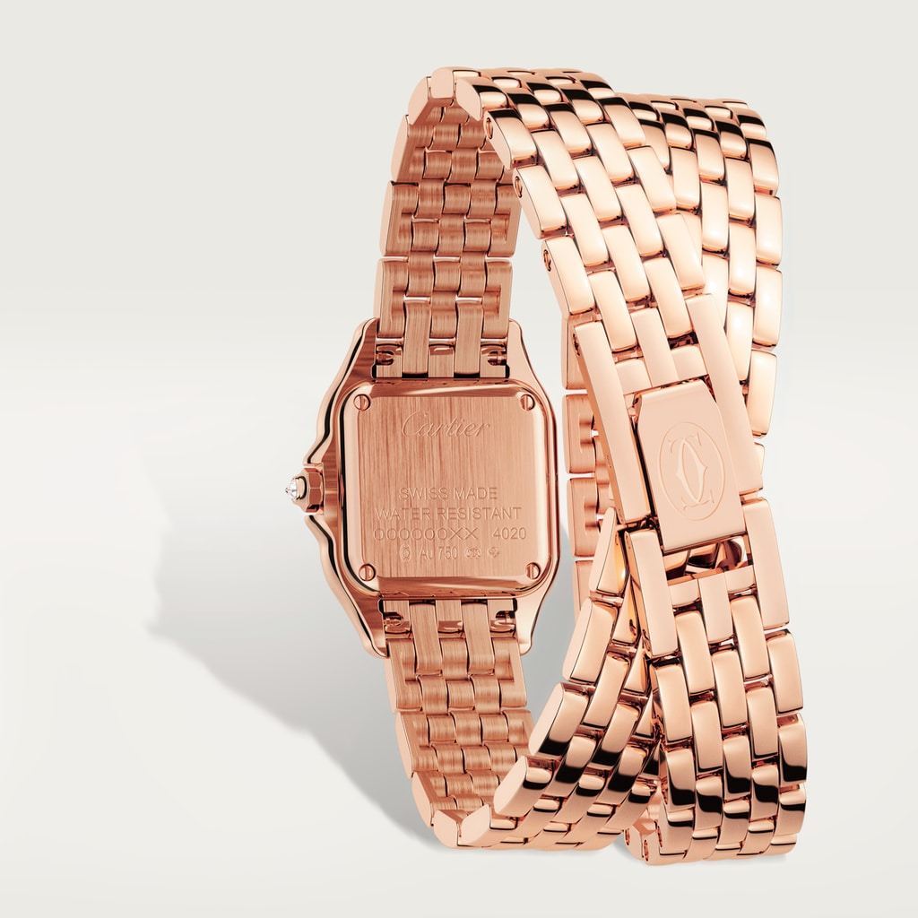 Panthère de Cartier Rose Gold Diamond Silver Dial 22mm Product Image 3