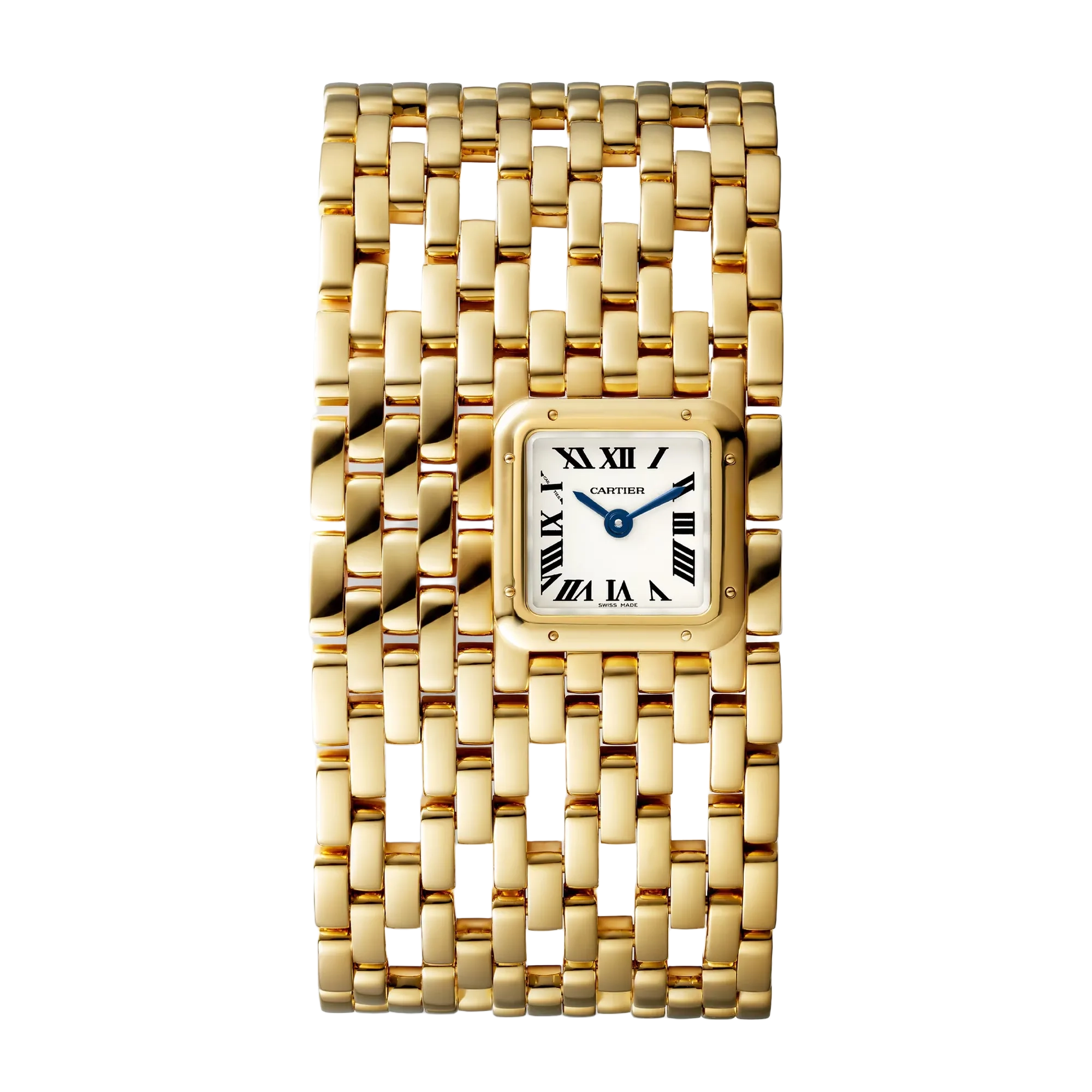 Panthère Cuff de Cartier Yellow Gold Silver Dial 19mm Product Image