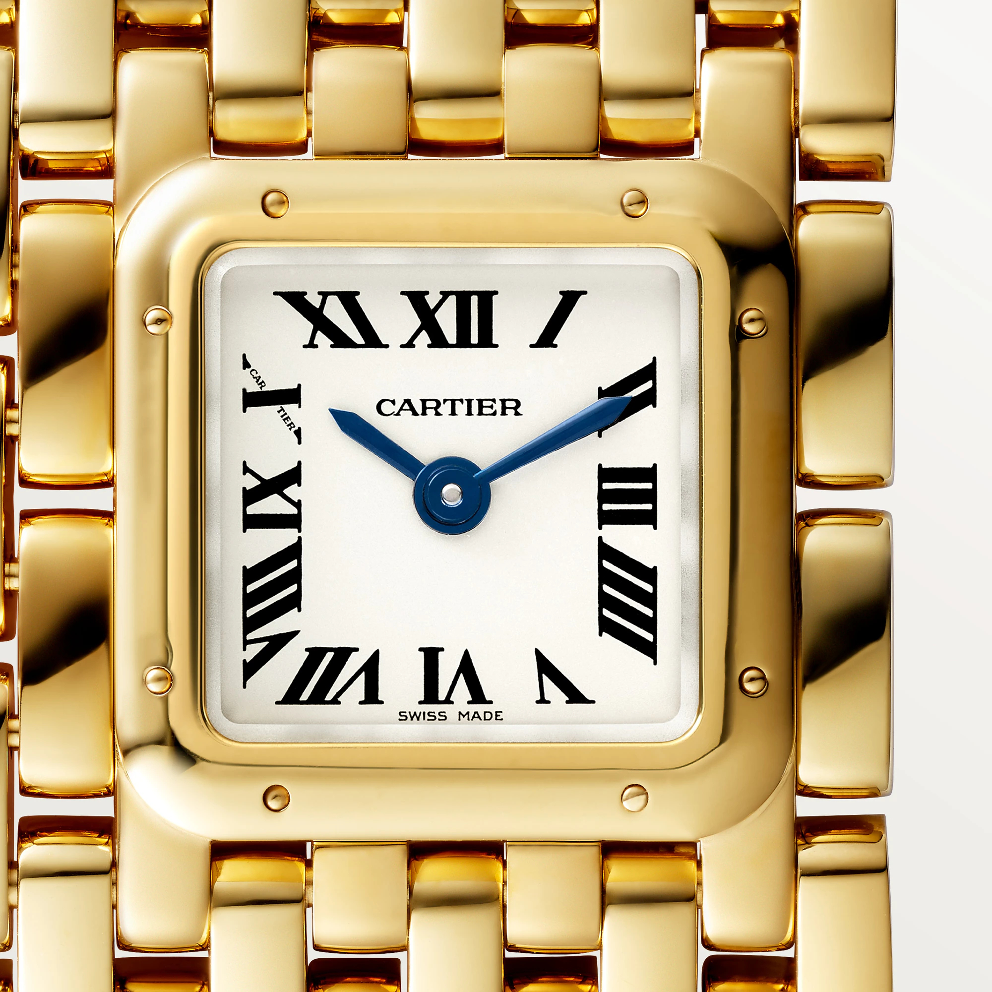Panthère Cuff de Cartier Yellow Gold Silver Dial 19mm Product Image 1