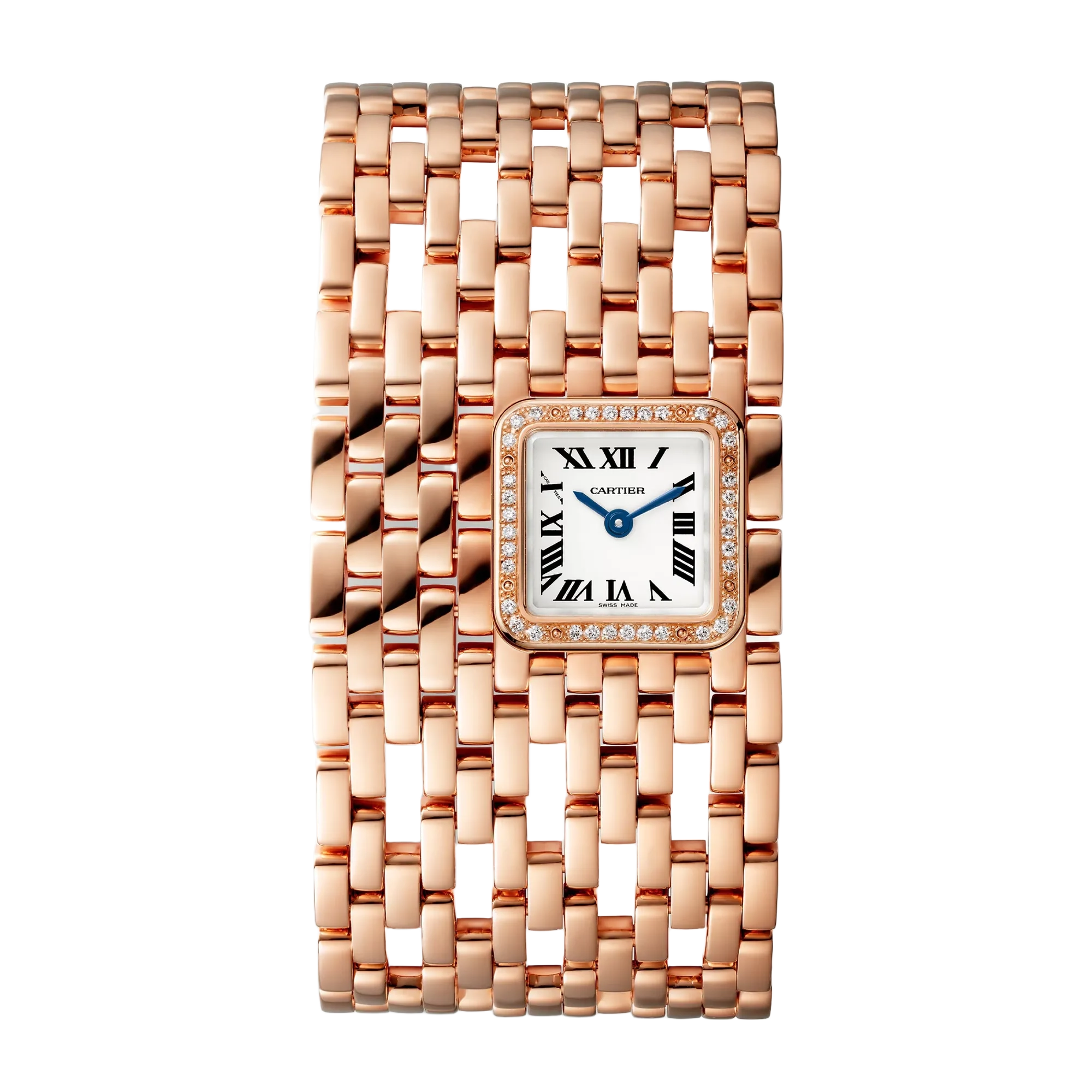 Cartier Panthère Cuff de Cartier Yellow Gold Silver Dial 19mm