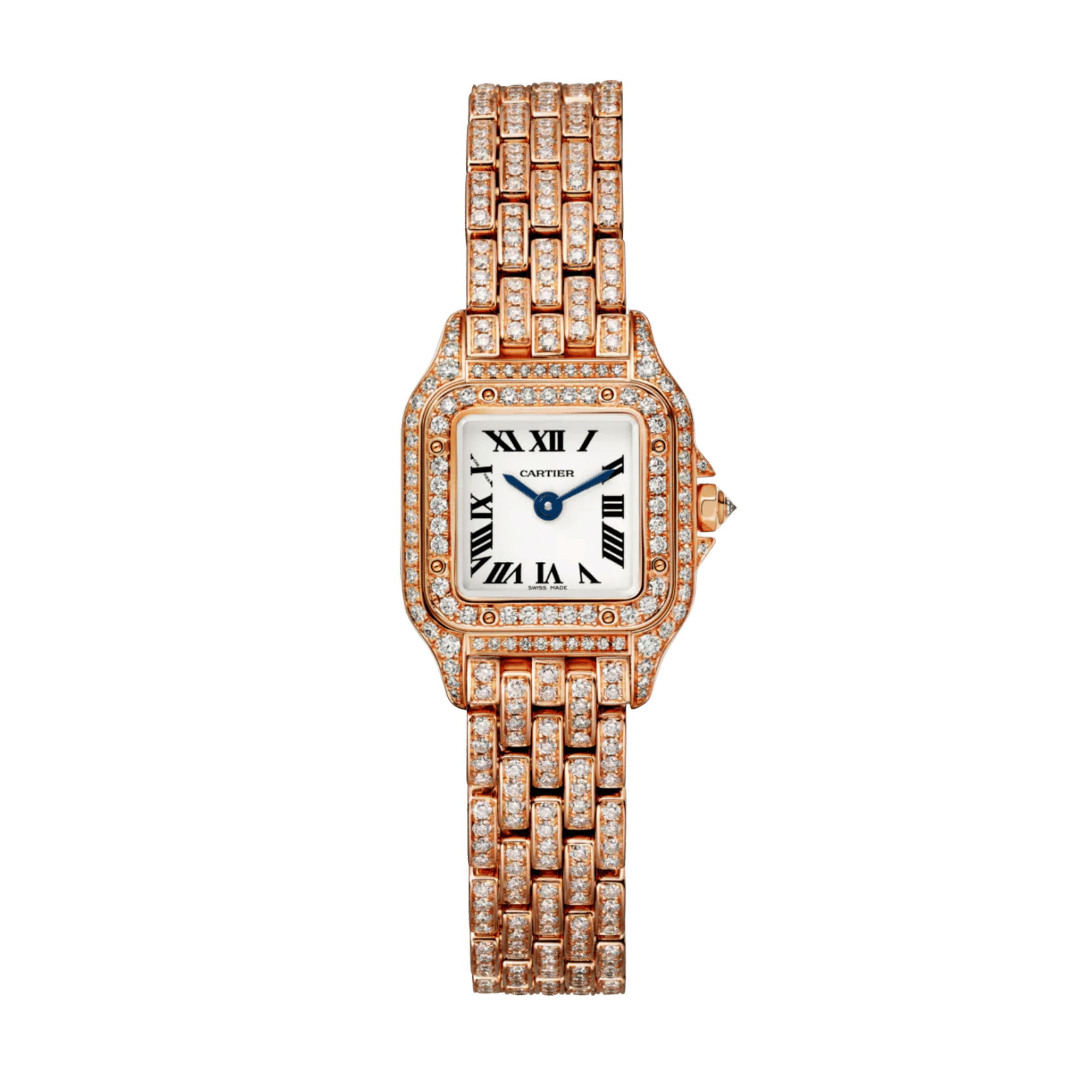 Panthère de Cartier Rose Gold Diamond Silver Dial 20mm Product Image 3