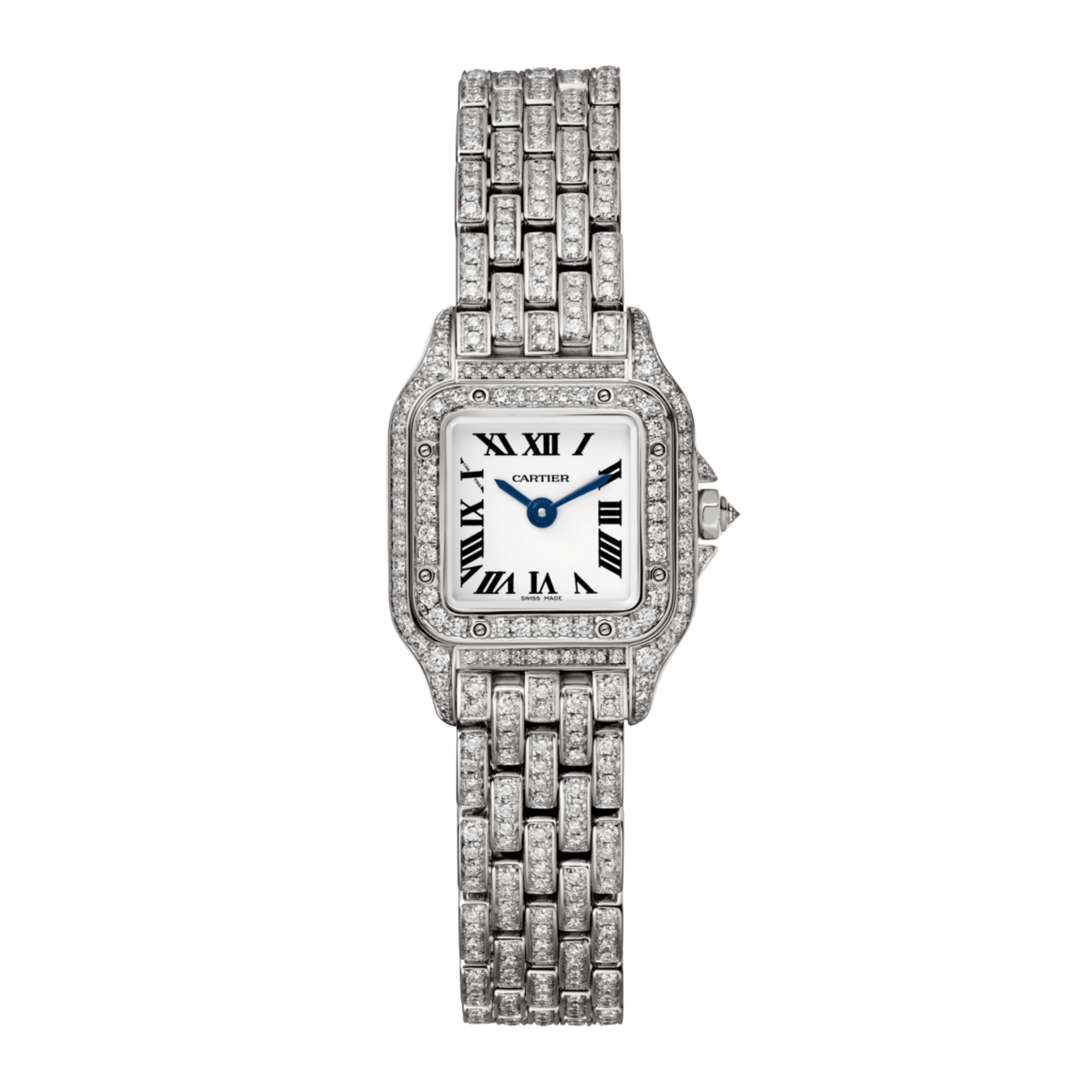 Panthère de Cartier White Gold Diamond Silver Dial 20mm Product Image