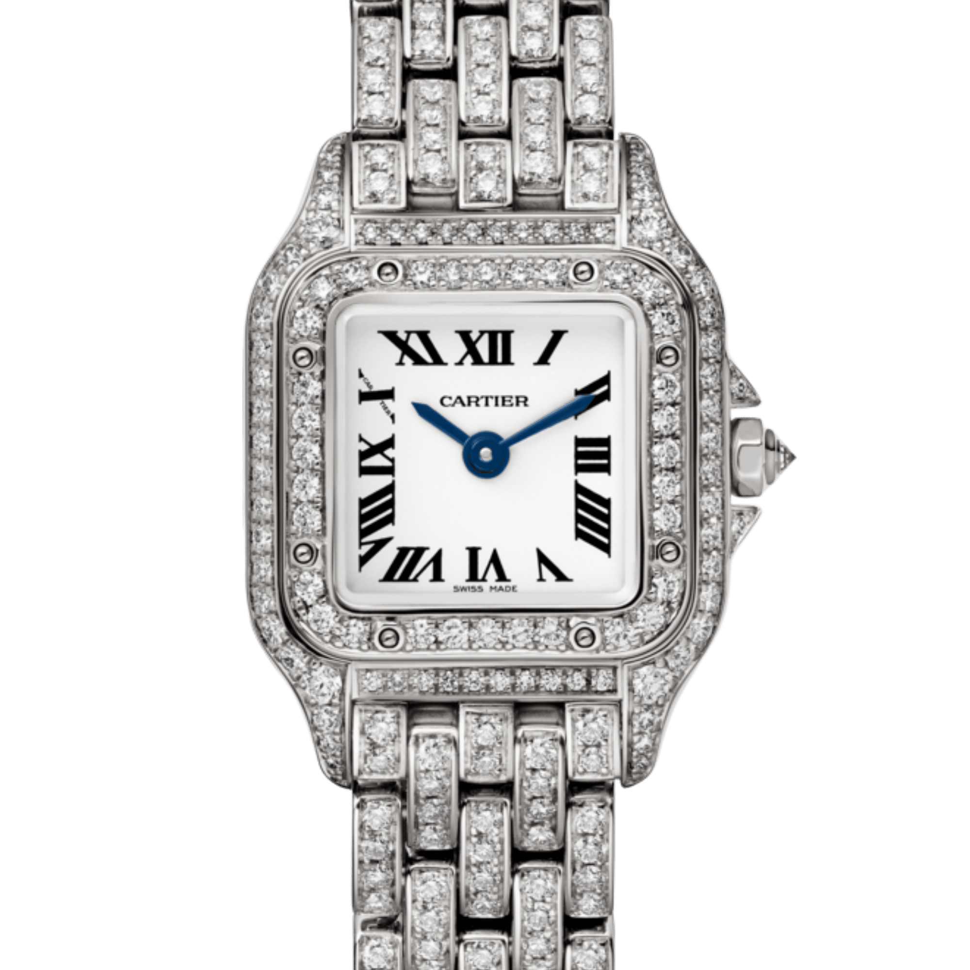 Panthère de Cartier White Gold Diamond Silver Dial 20mm Product Image 1