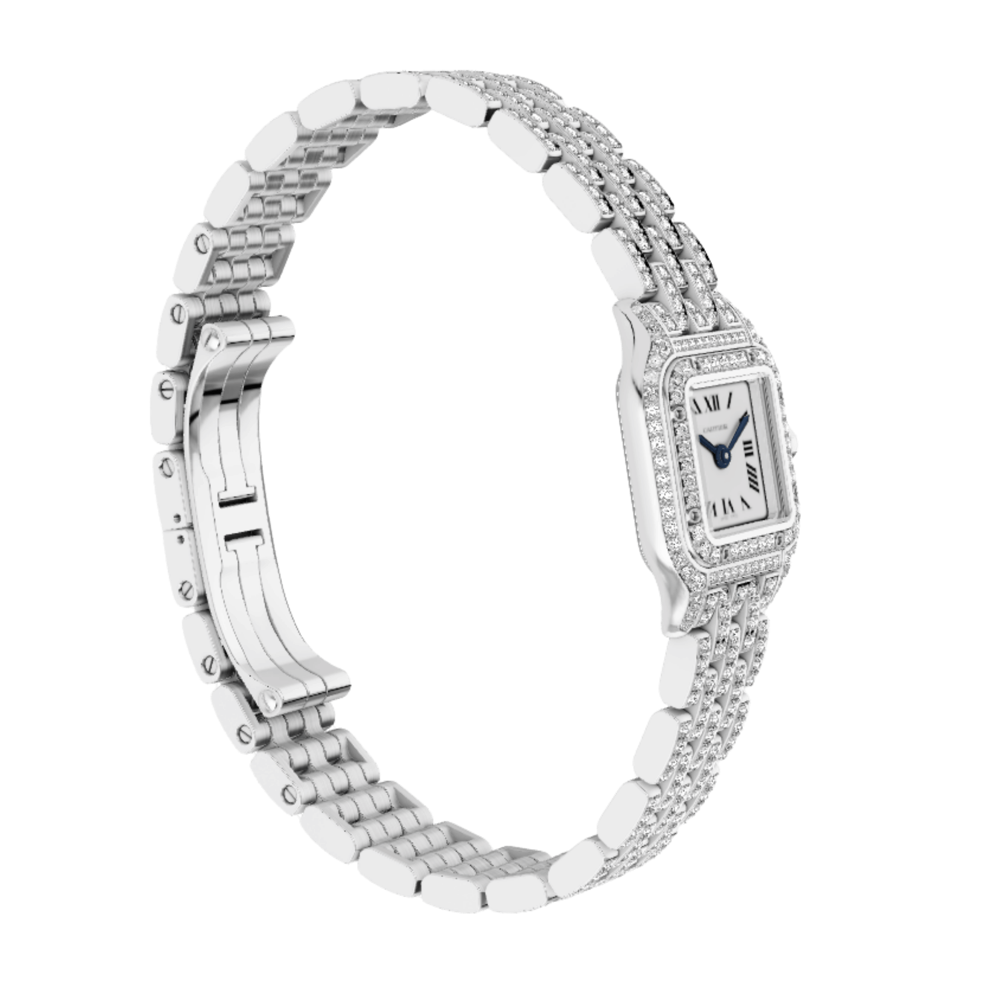 Panthère de Cartier White Gold Diamond Silver Dial 20mm Product Image 3