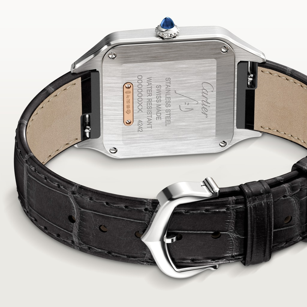 Santos-Dumont Rose Gold & Steel Silver Dial 27mm Product Image 4