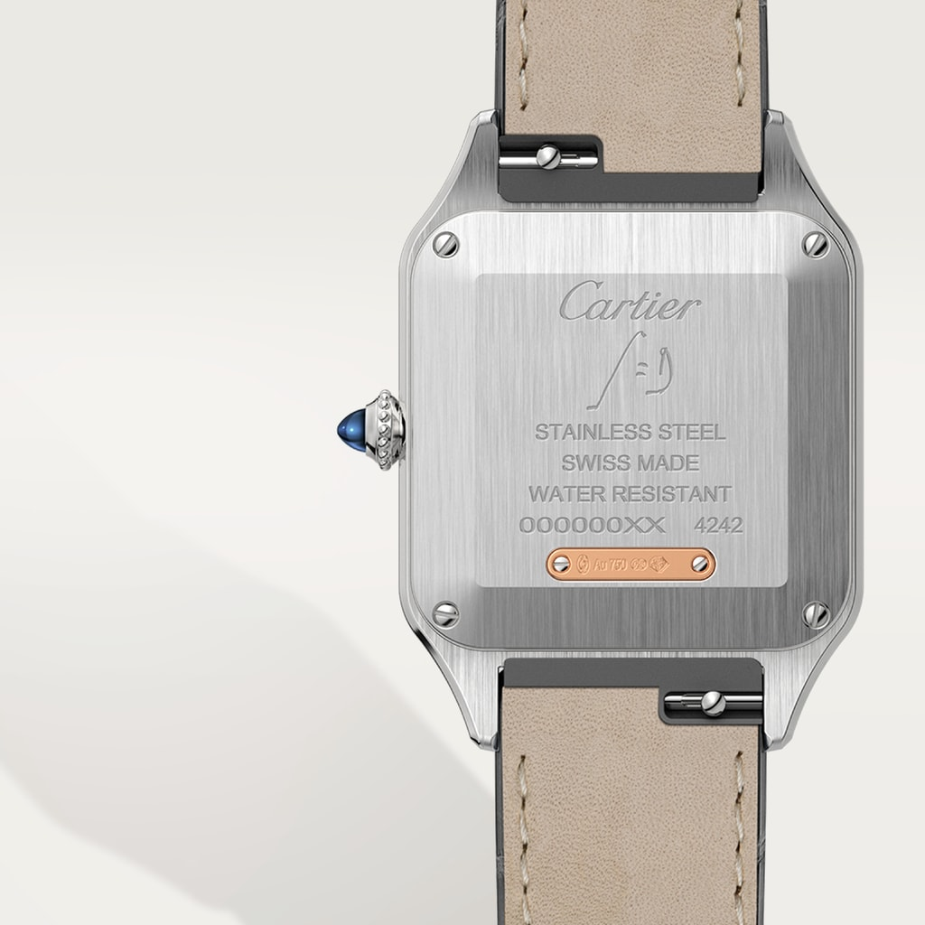 Santos-Dumont Rose Gold & Steel Silver Dial 27mm Product Image 5