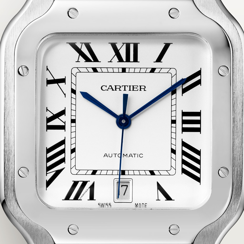Santos de Cartier Steel Silver Dial 39mm Product Image 1