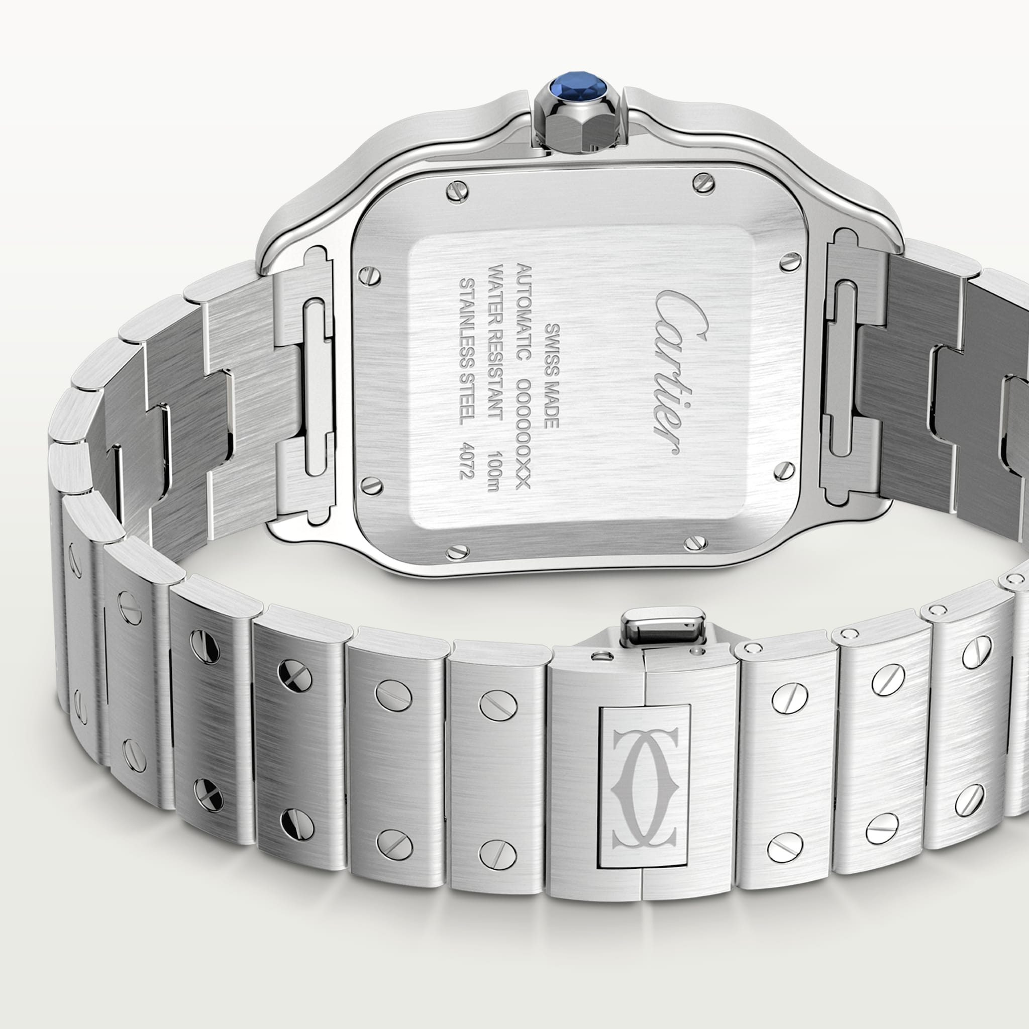 Santos de Cartier Santos De Cartier Steel Green Dial 39mm Product Image 3