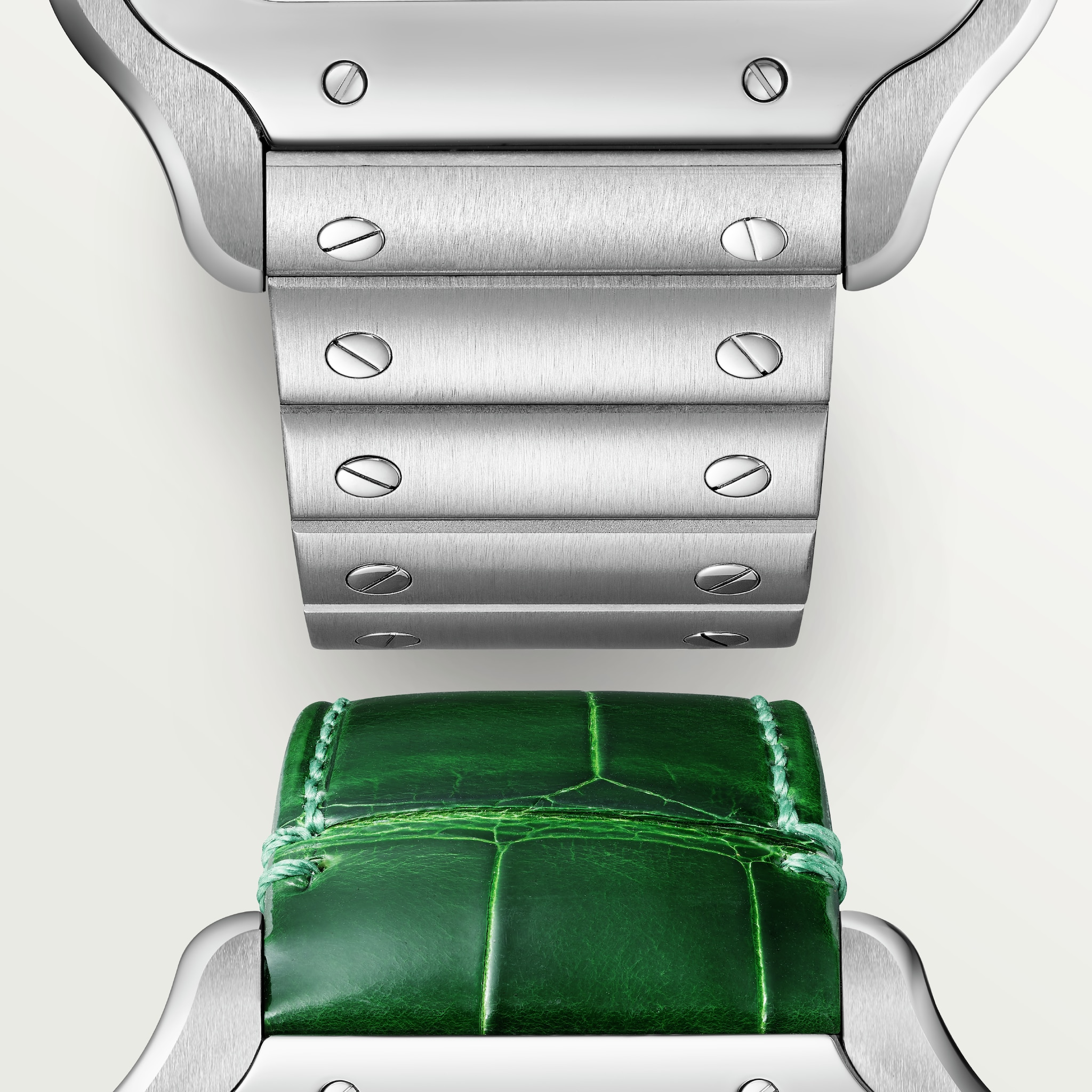 Santos de Cartier Santos De Cartier Steel Green Dial 39mm Product Image 6